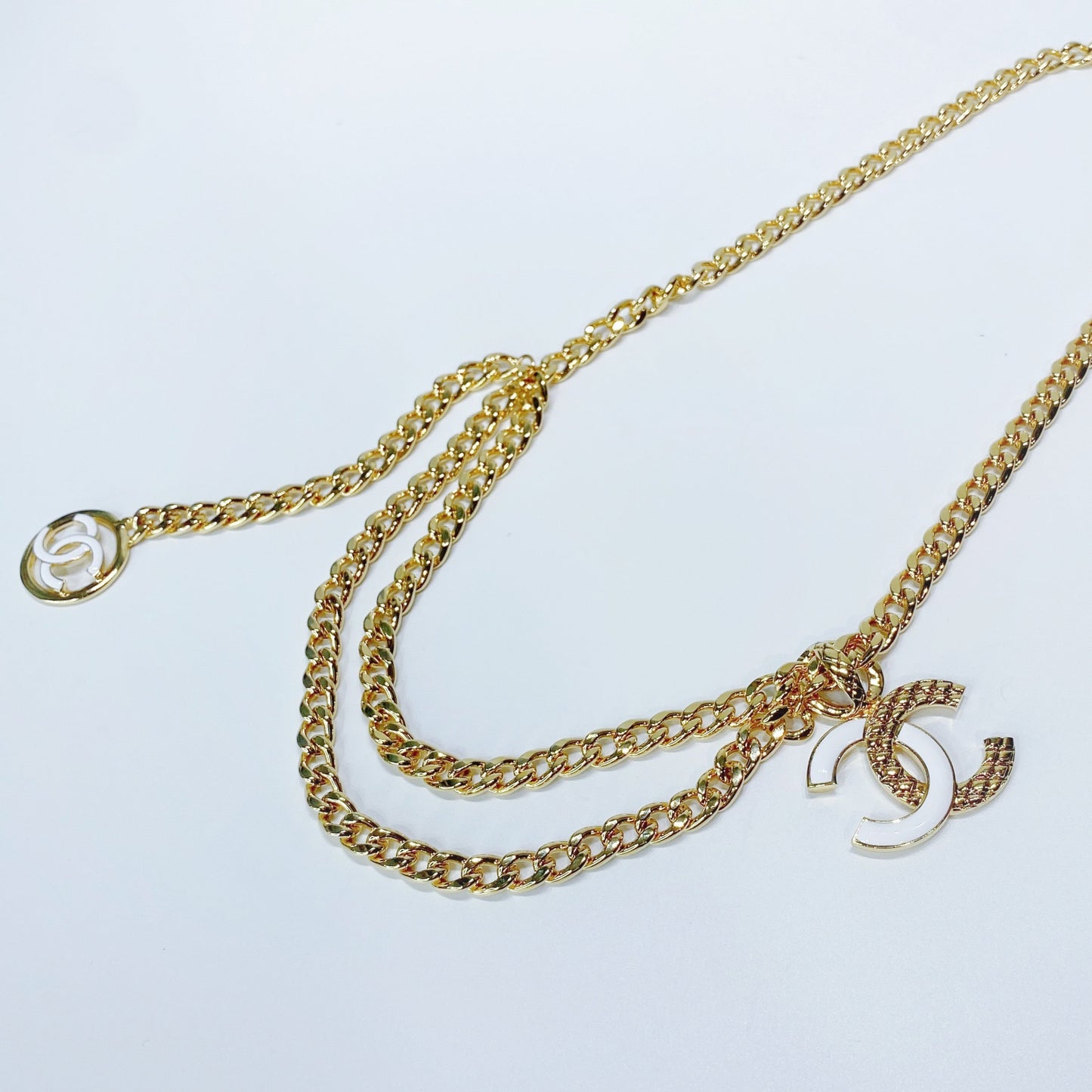 No.3715-Chanel Gold Metal & Resin Chain Belt (Brand New / 全新貨品)