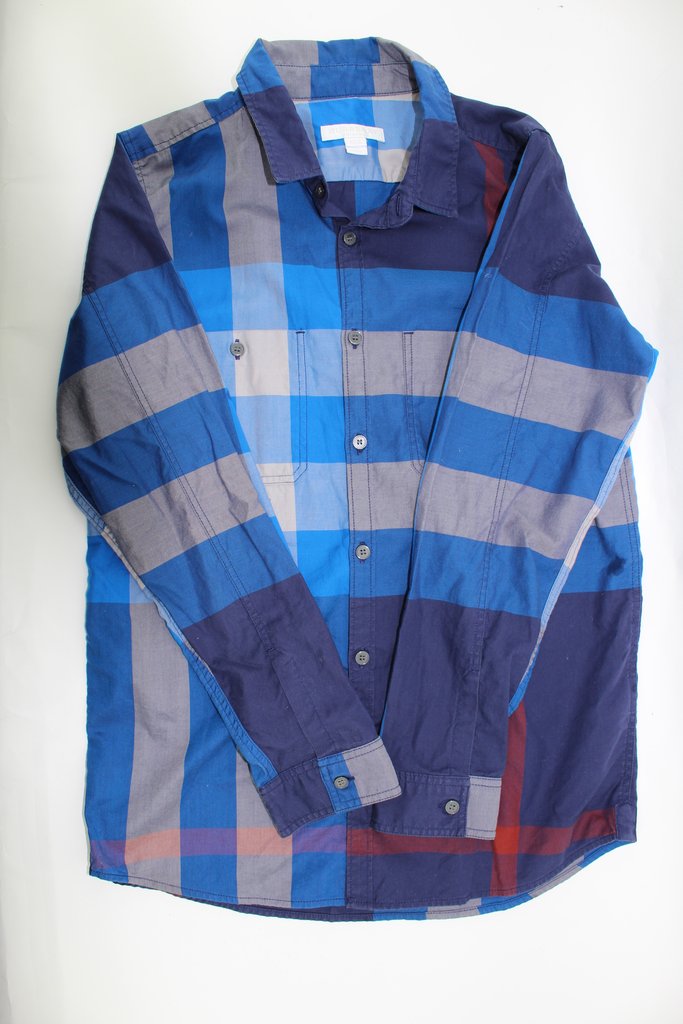 BURBERRY BUTTON UP