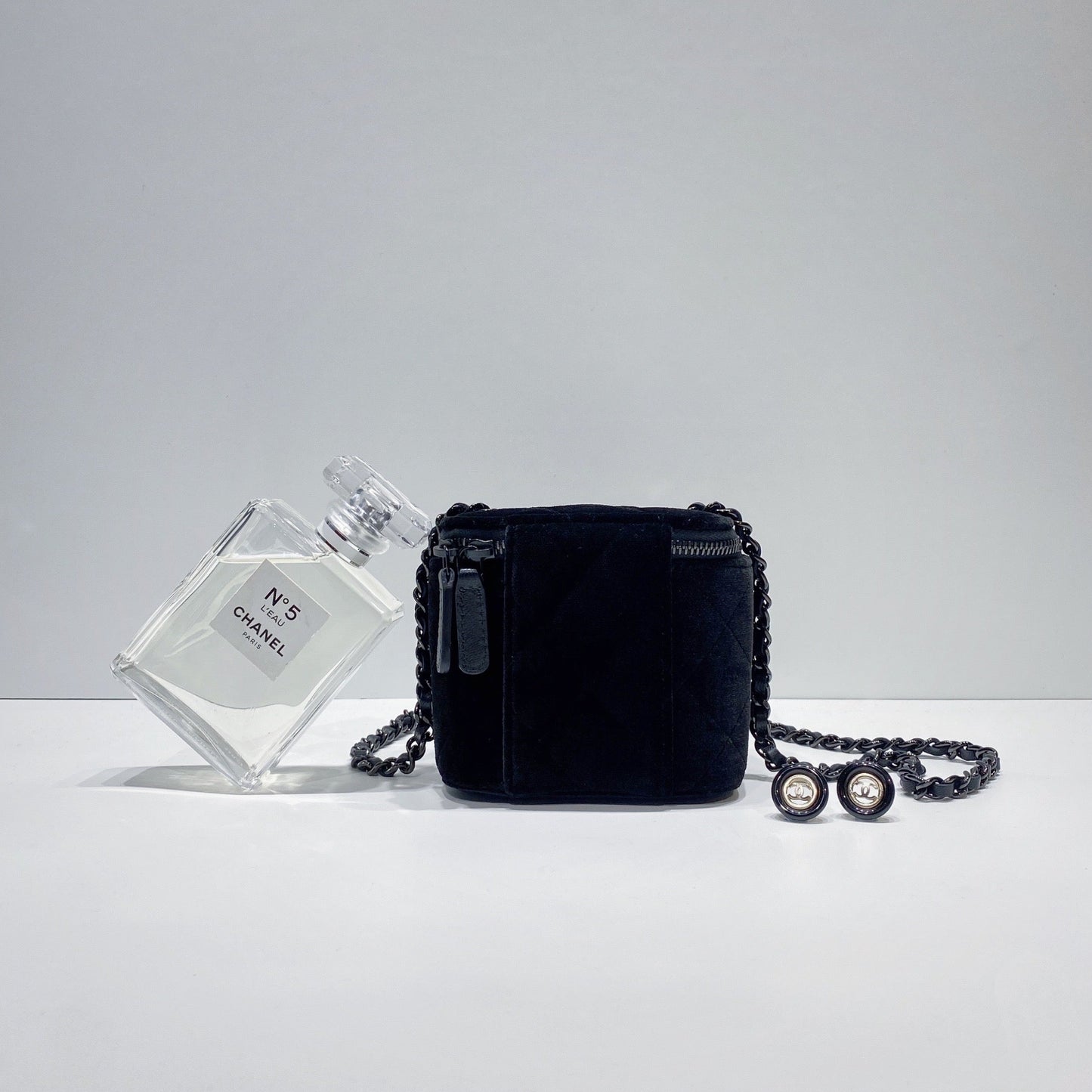 No.3421-Chanel Velvet Mini Vanity With Classic Chain (Brand New / 全新)