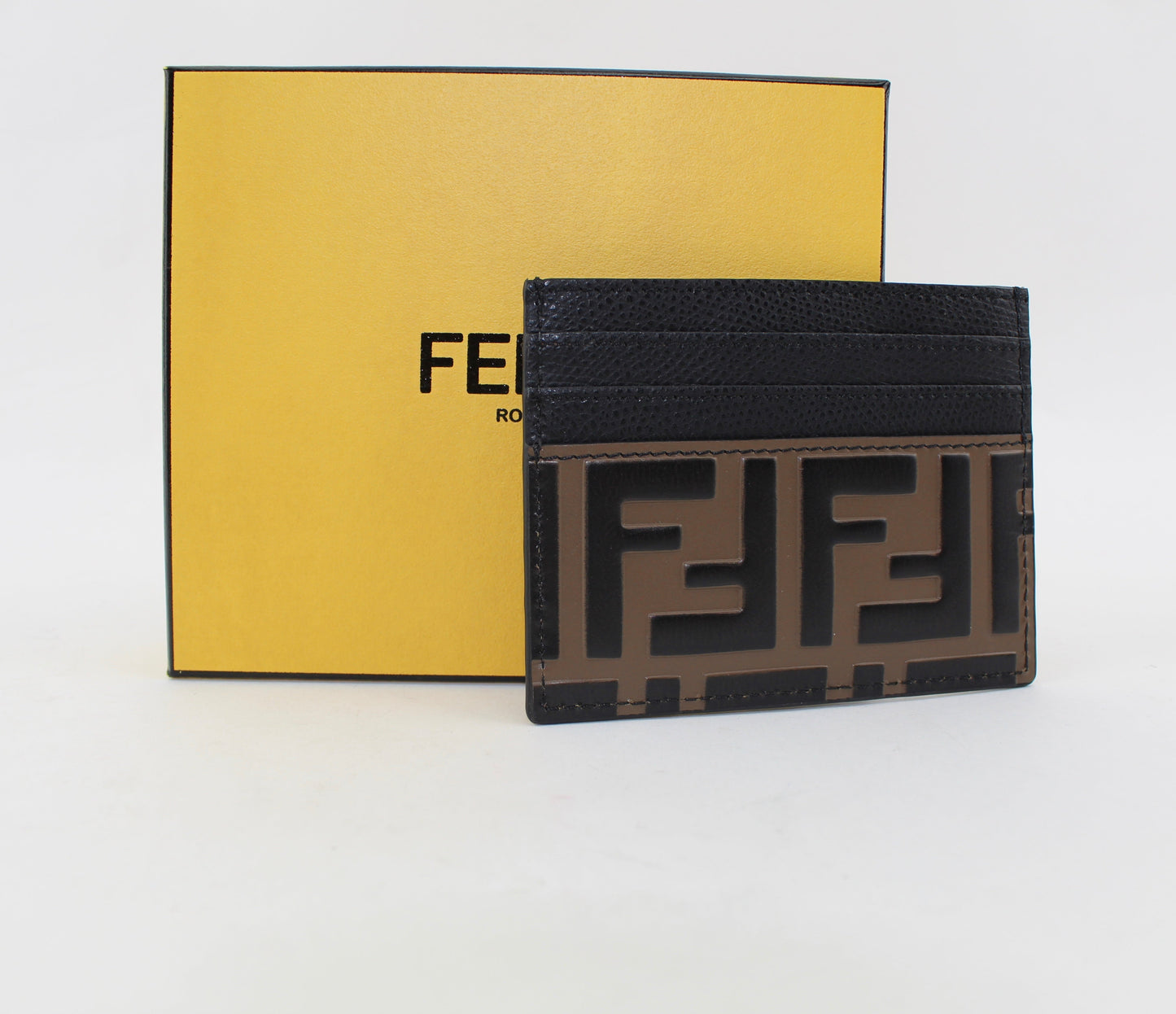 FENDI FF LOGO CARD HOLDER