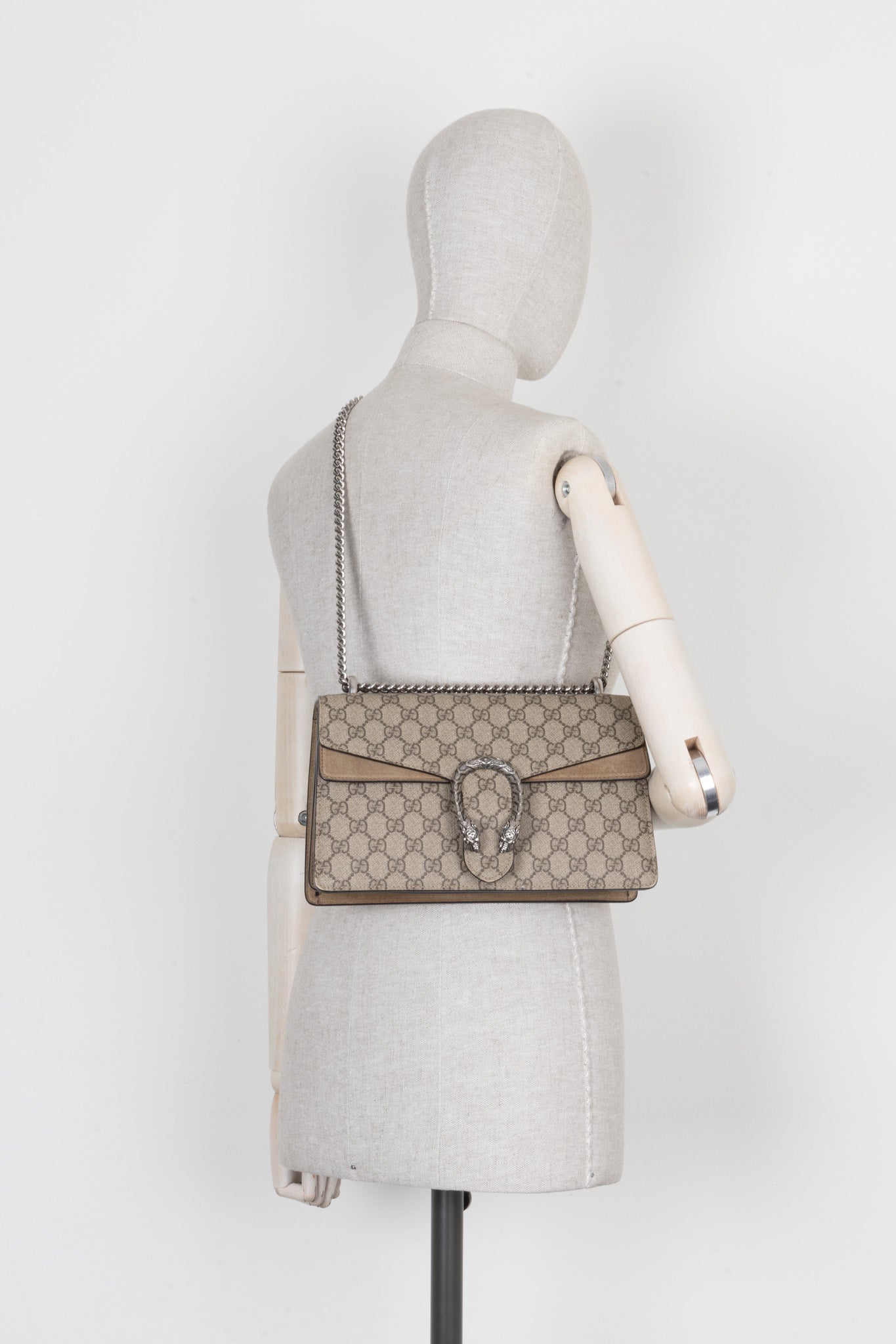 Luxury Gucci Trending 2025 Dionysus Bag Small GG Supreme Beige
