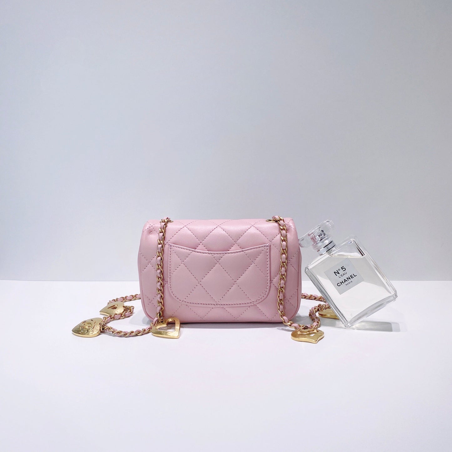No.3677-Chanel Open Heart Small Flap Bag