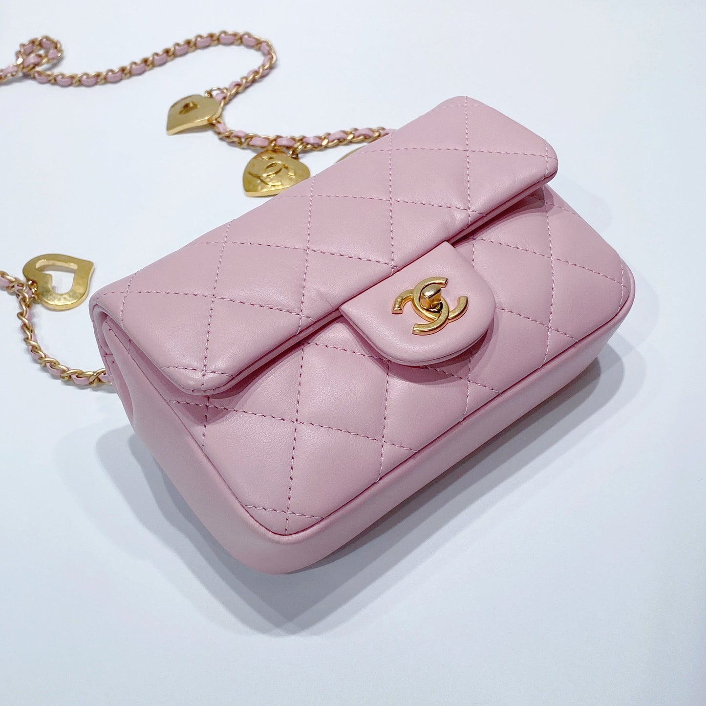 No.3677-Chanel Open Heart Small Flap Bag