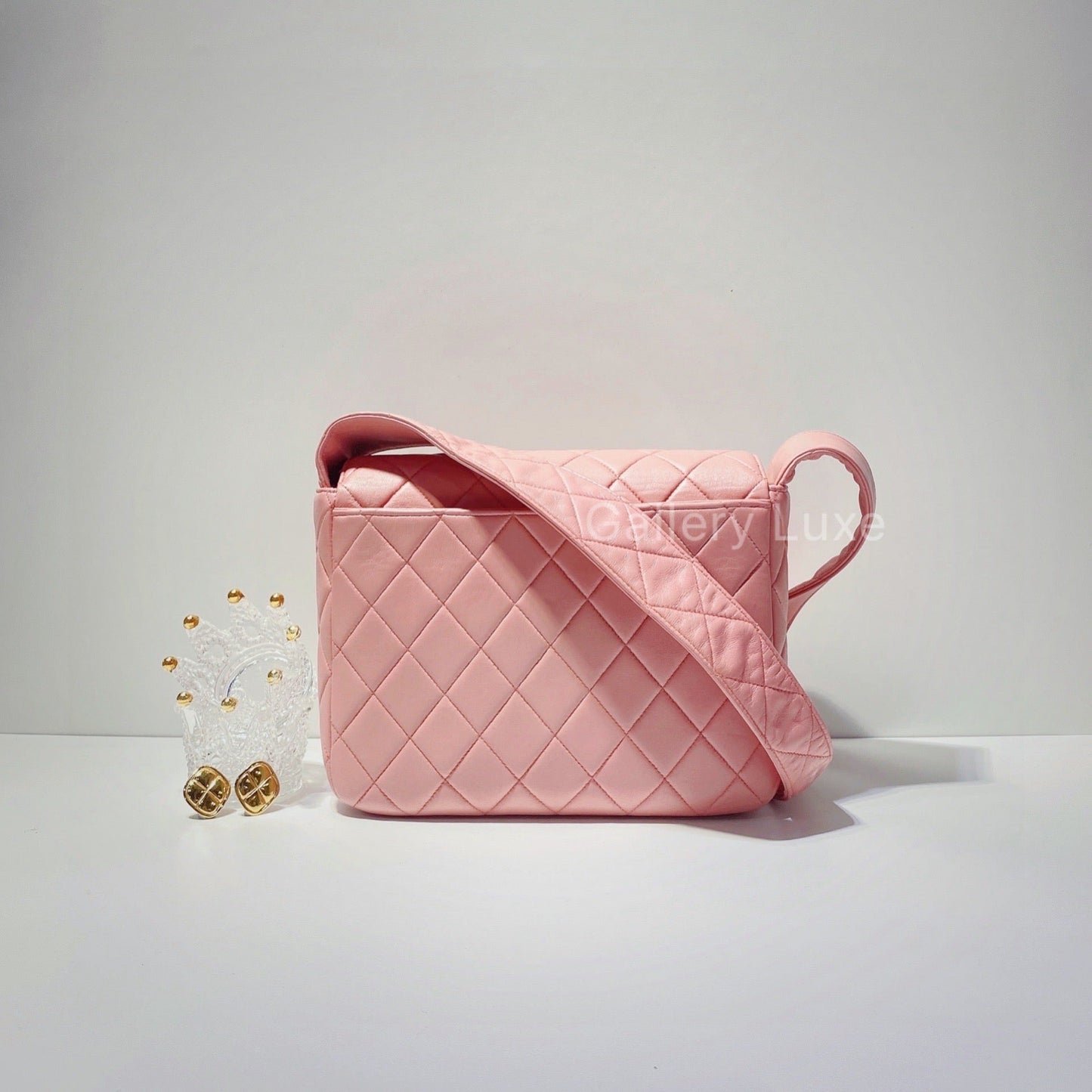 No.2440-Chanel Vintage Lambskin Shoulder Bag