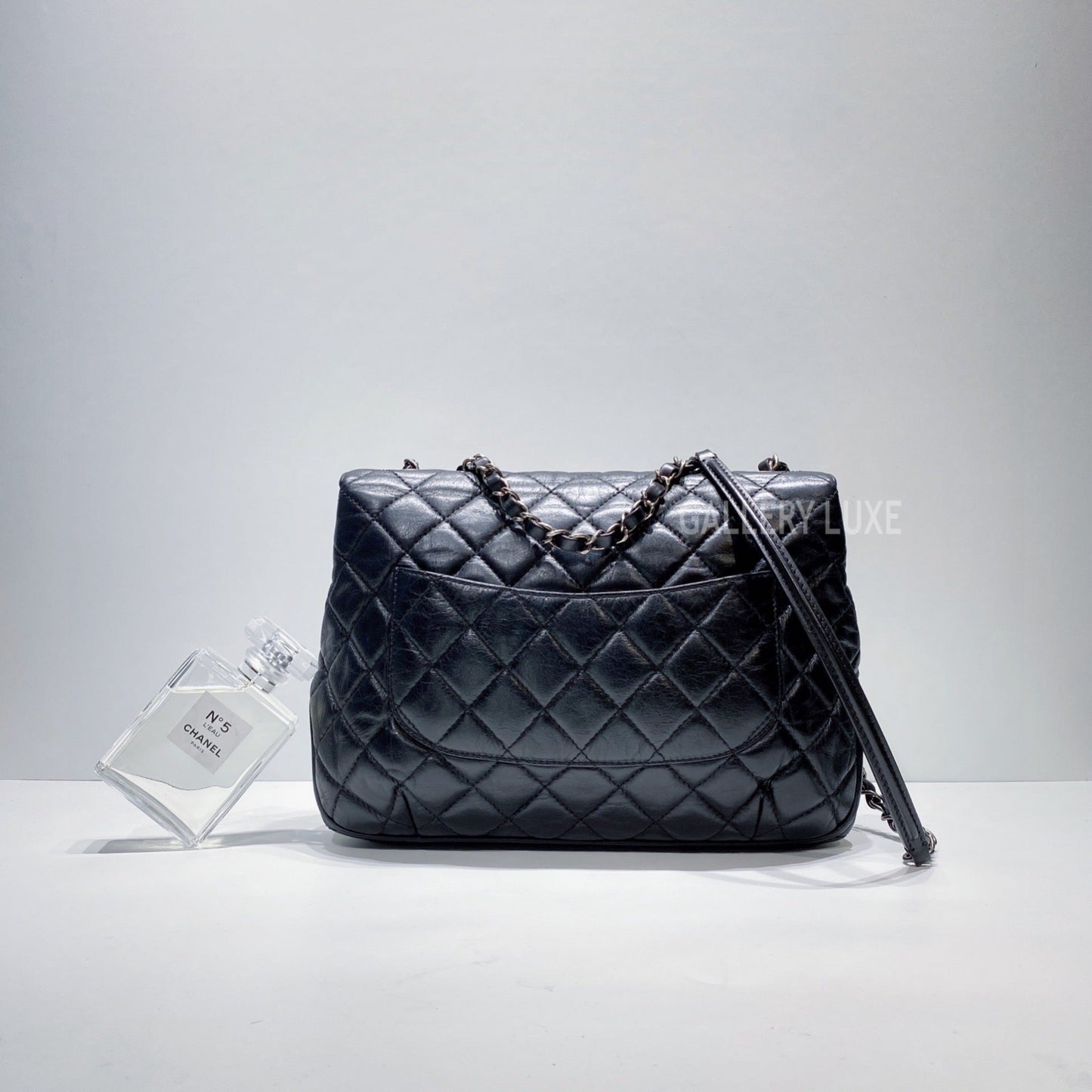 No.3424-Chanel Calfskin Classic Bistro Flap Bag