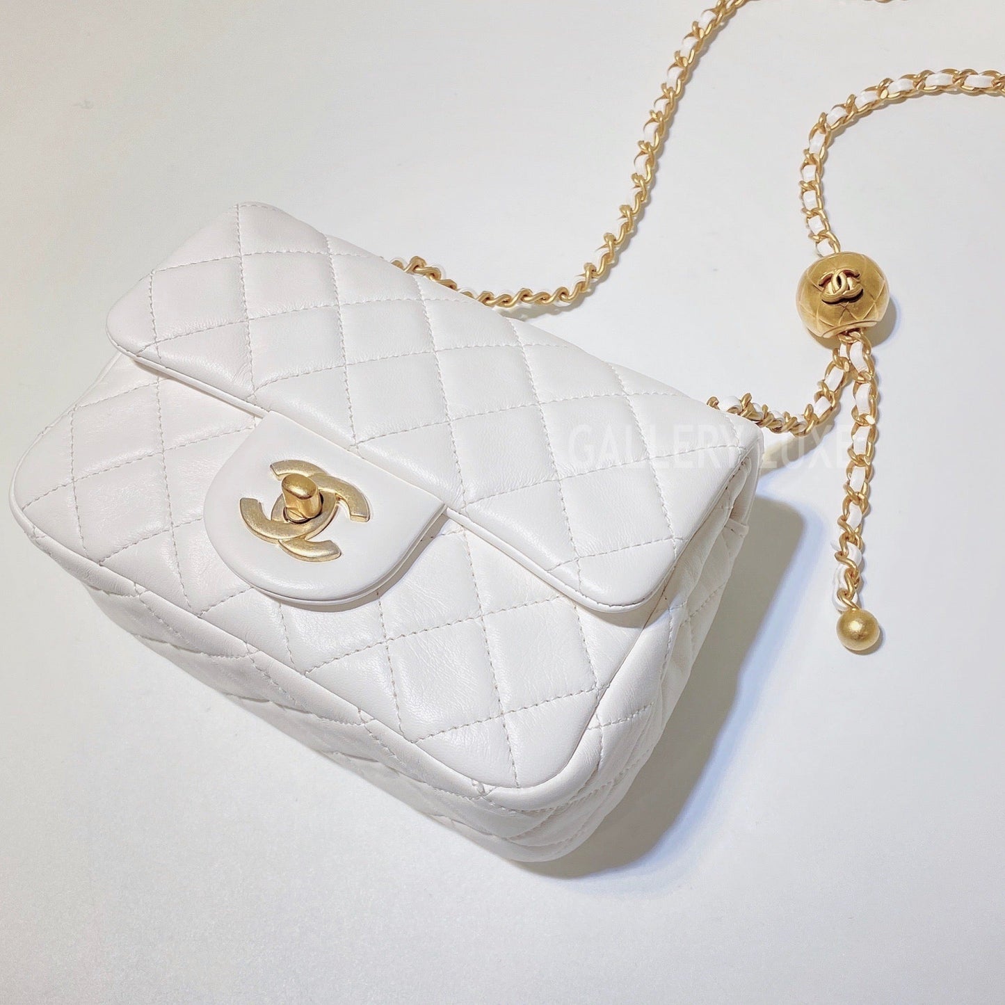 No.2937-Chanel Pearl Crush Square Mini Flap Bag