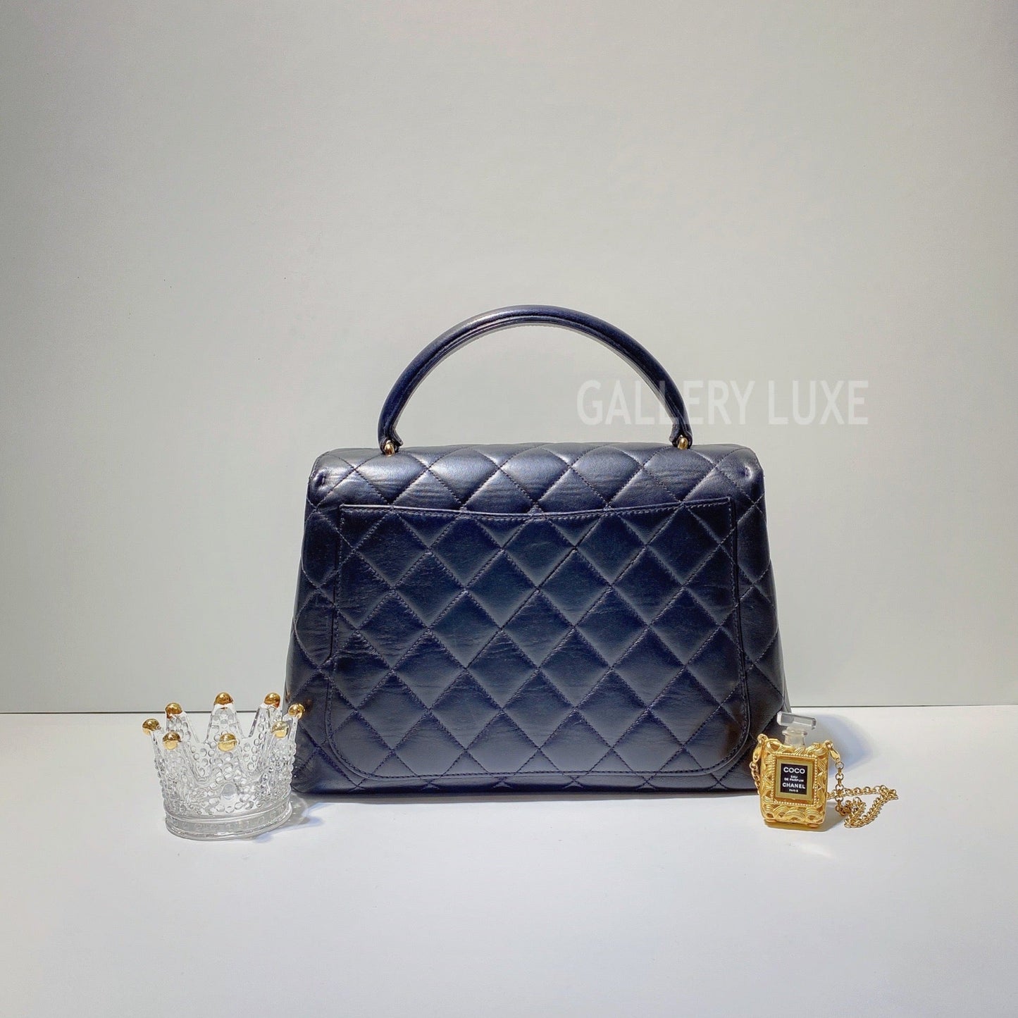 No.2945-Chanel Vintage Lambskin Small Kelly Handle Bag