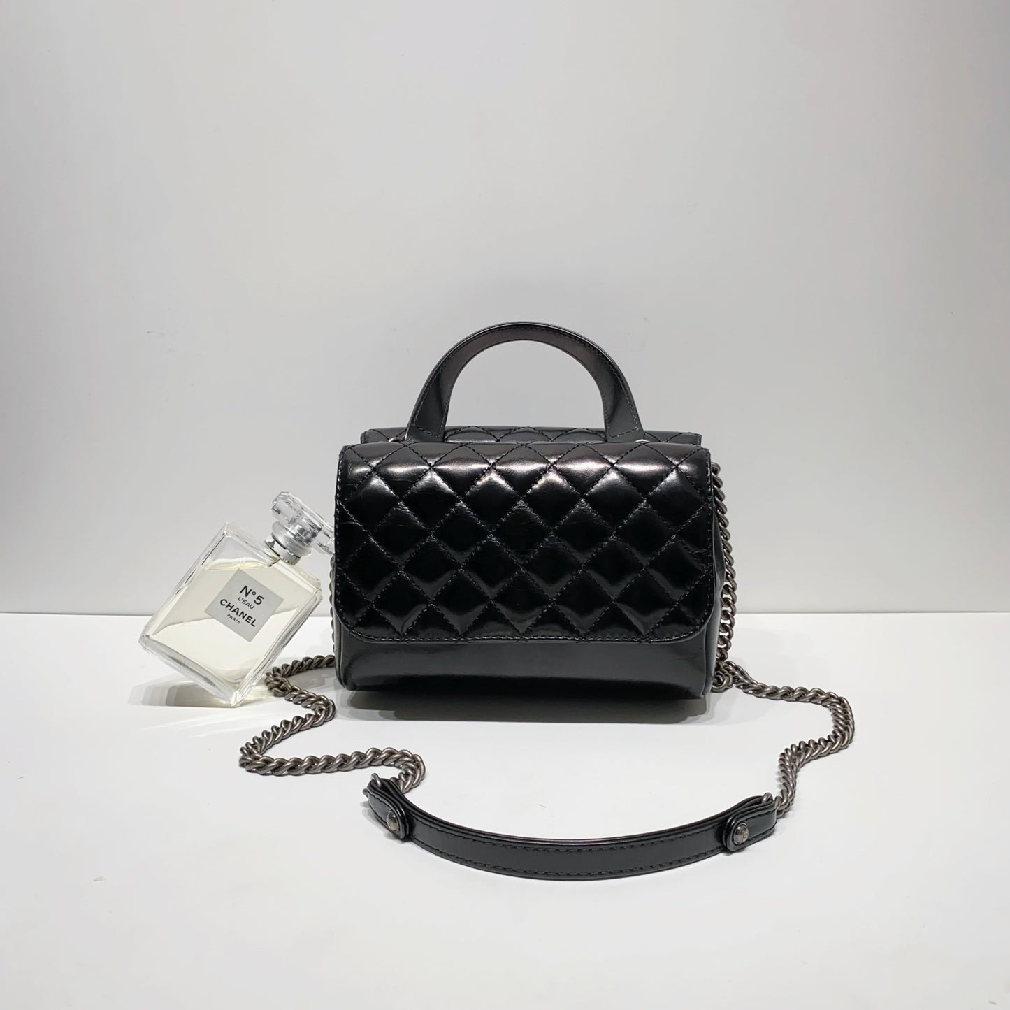 Chanel Pilot Essentials Flap Bag With Top Handle