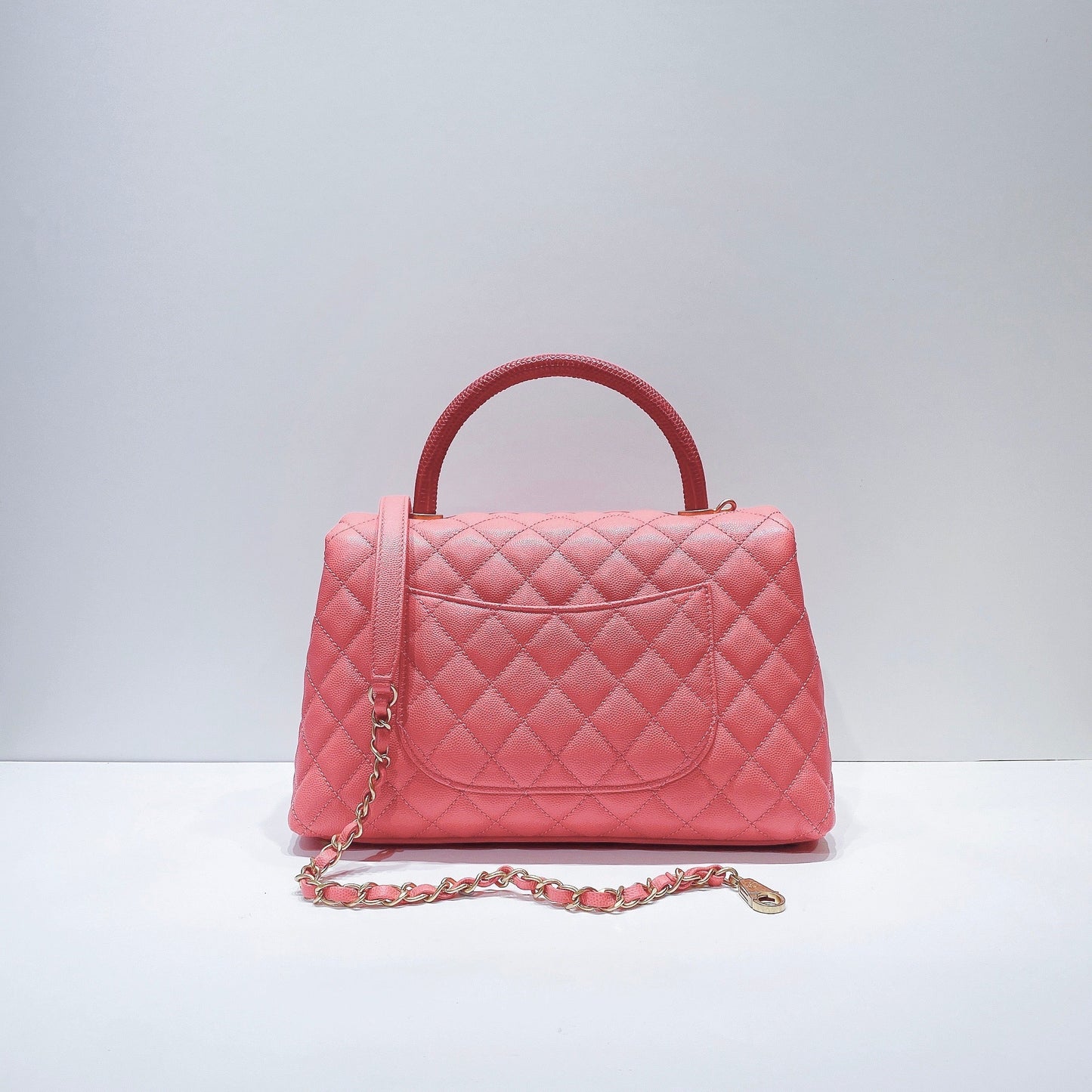 No.3548-Chanel Medium Caviar Coco Handle