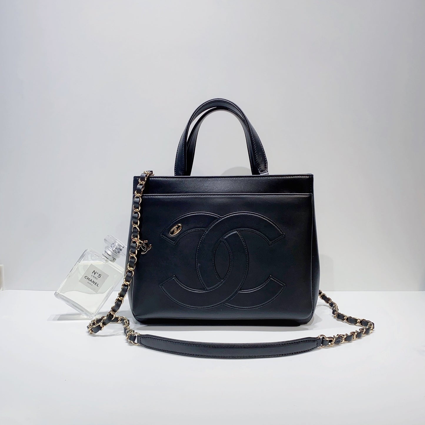 No.3798-Chanel CC Mania Shopping Tote Bag
