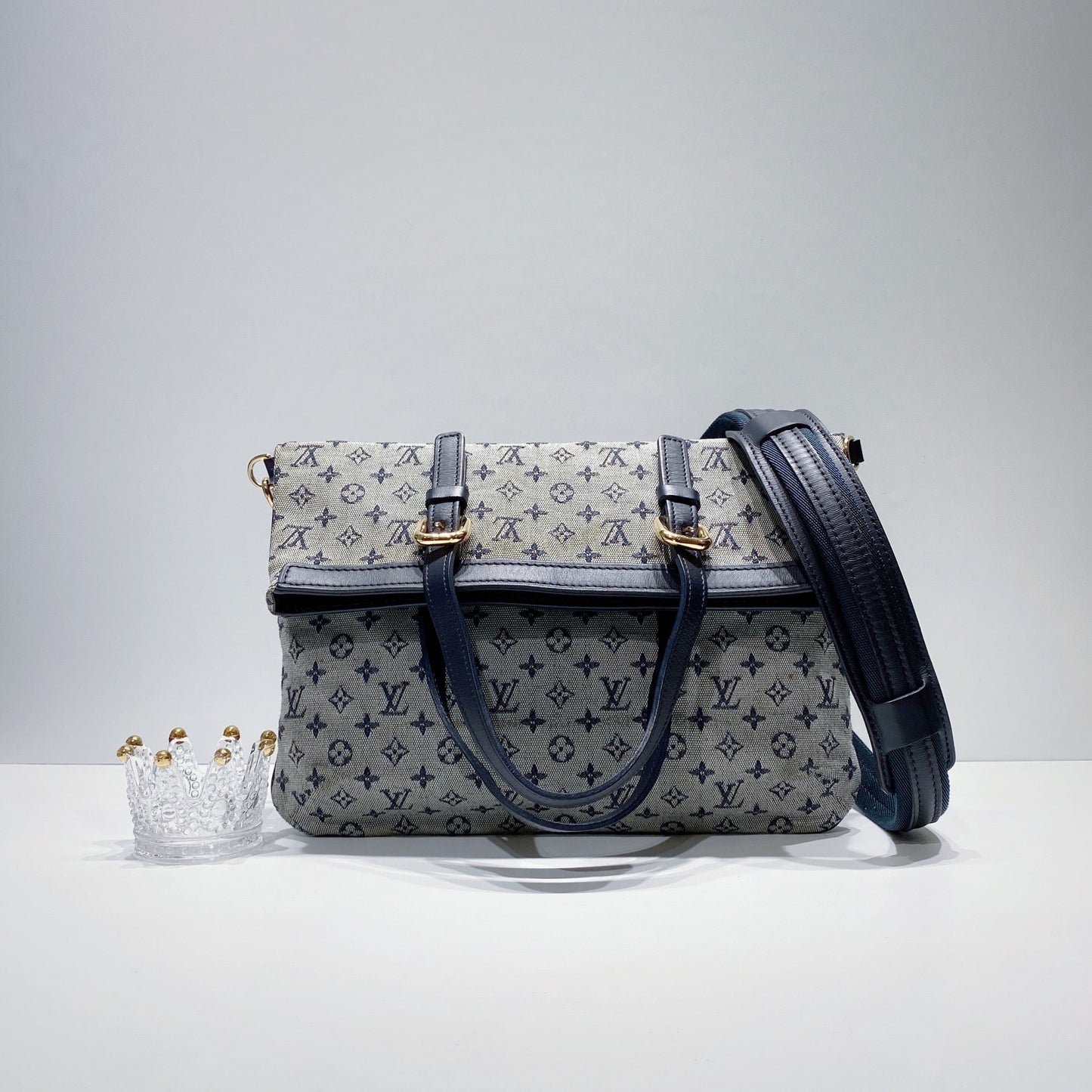 No.3402-Louis Vuitton Mini Lin Francoise Shoulder Bag