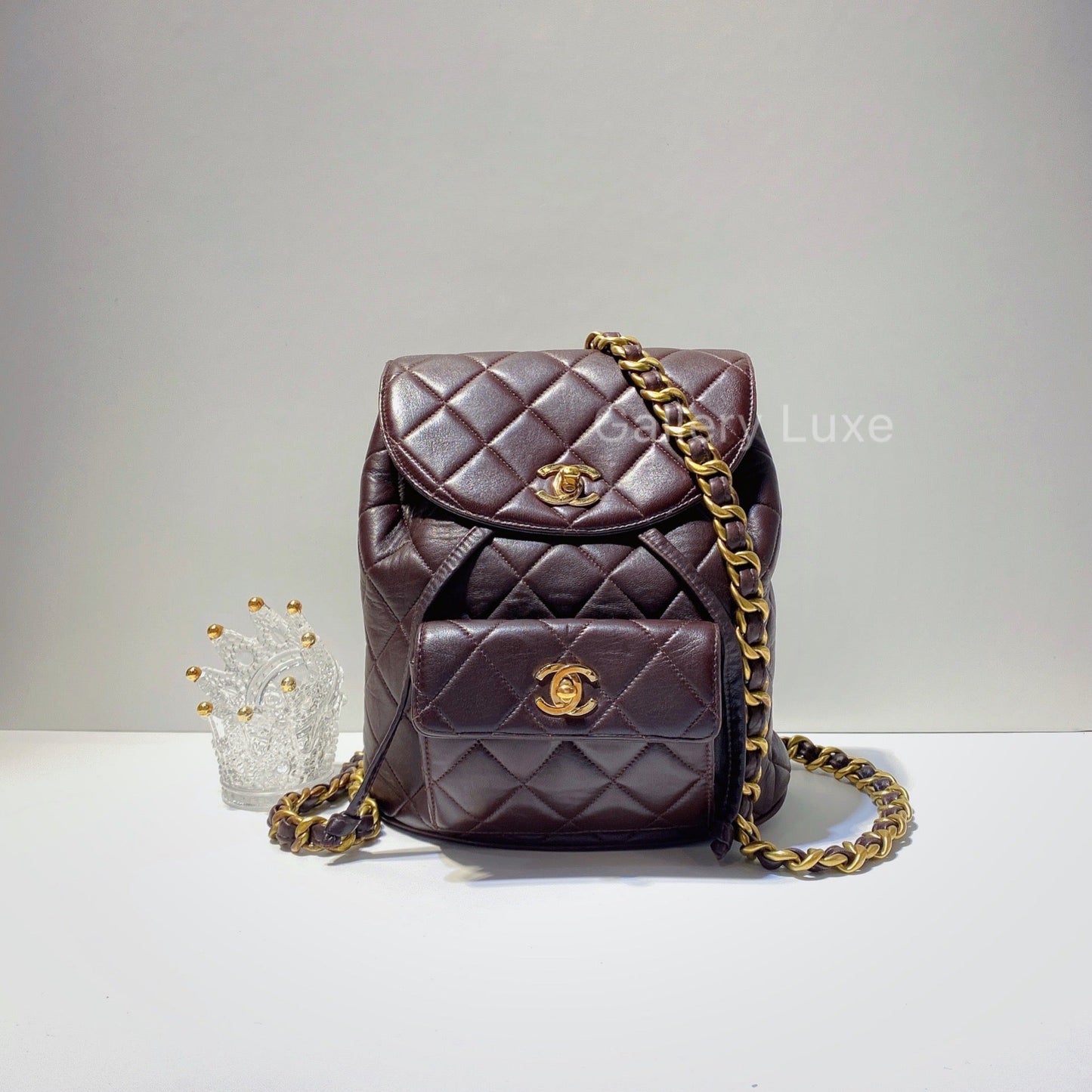 No.2636-Chanel Vintage Lambskin Small Duma Backpack