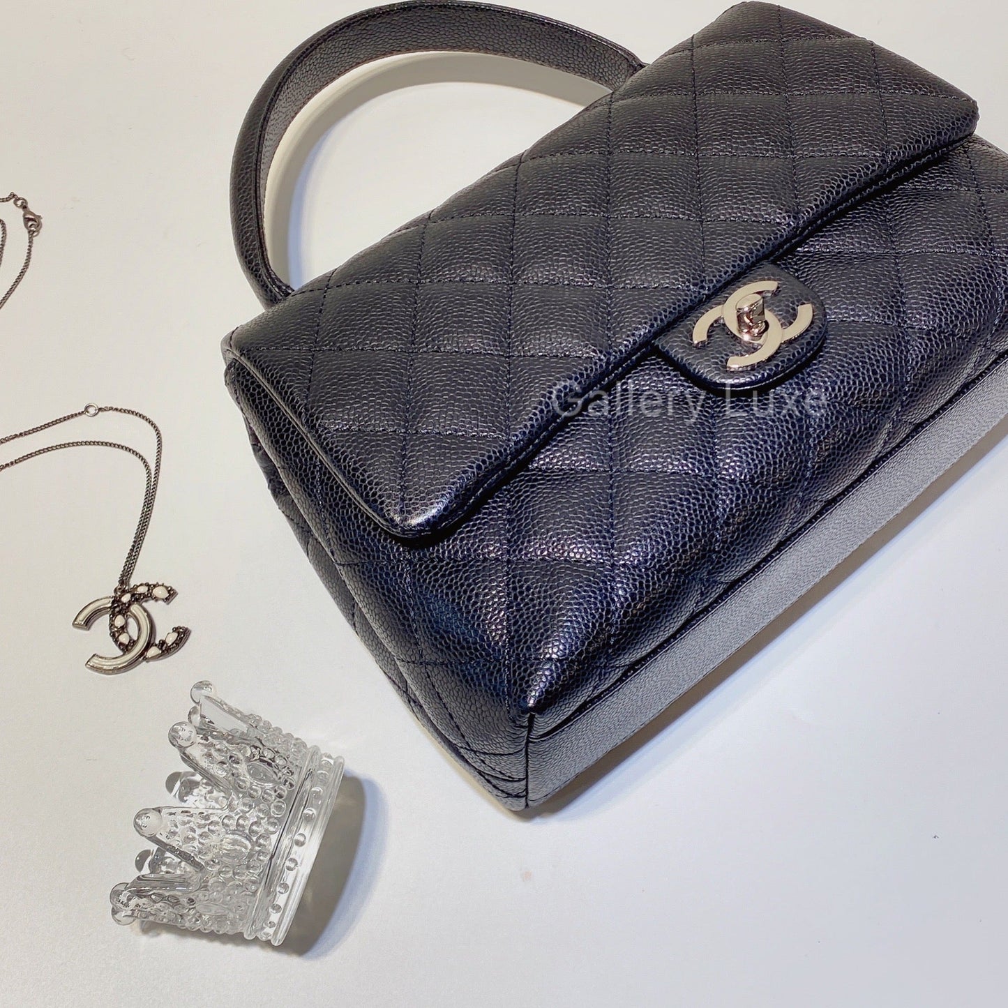 No.2641-Chanel Caviar Timeless Classic Top Handle Bag