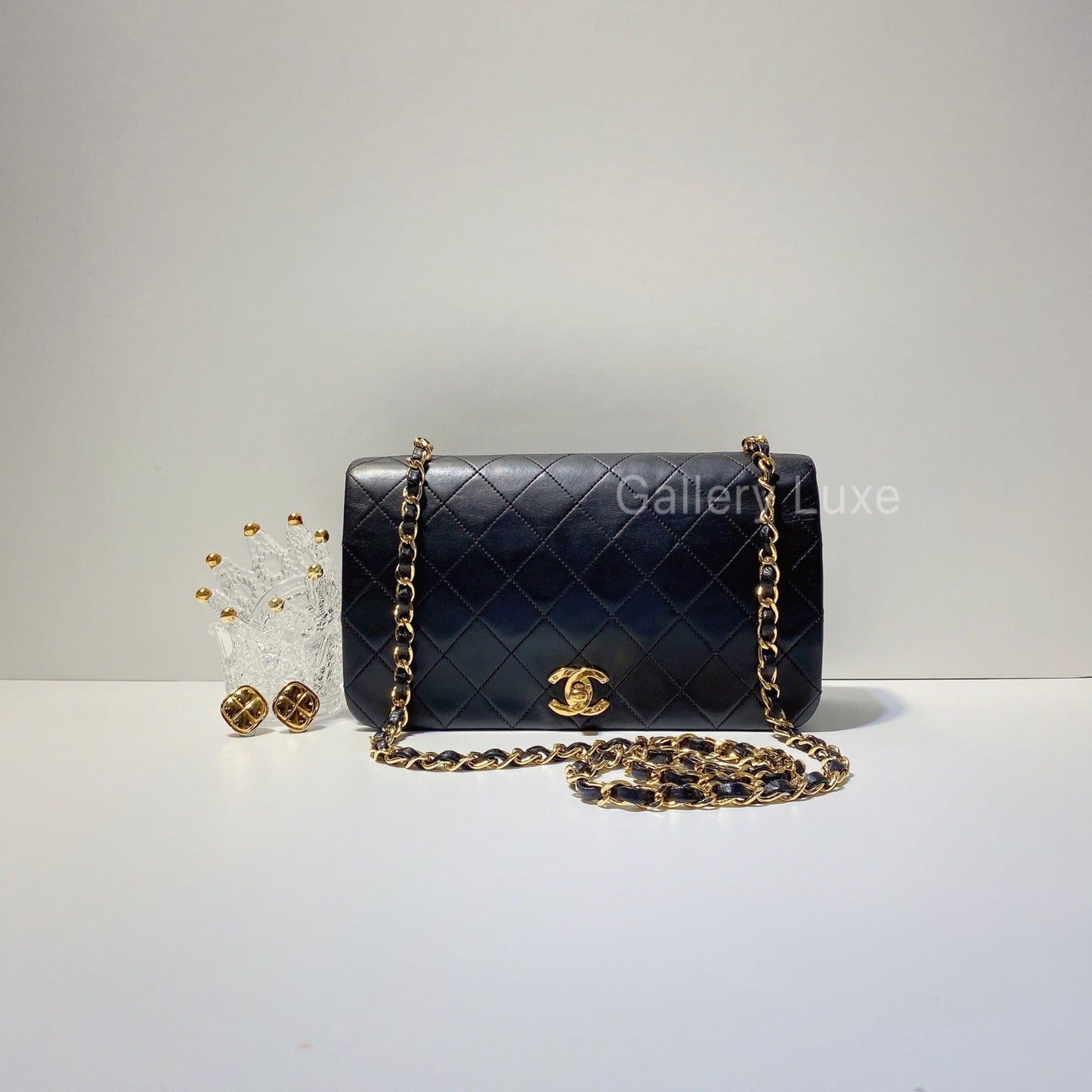 No.2630-Chanel Vintage Lambskin Flap Bag