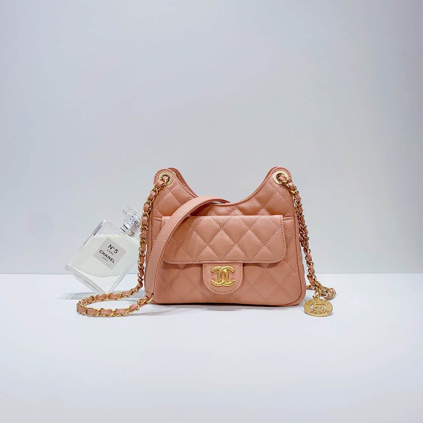 No.3811-Chanel Small Caviar Wavy CC Hobo Bag (Brand New / 全新貨品)