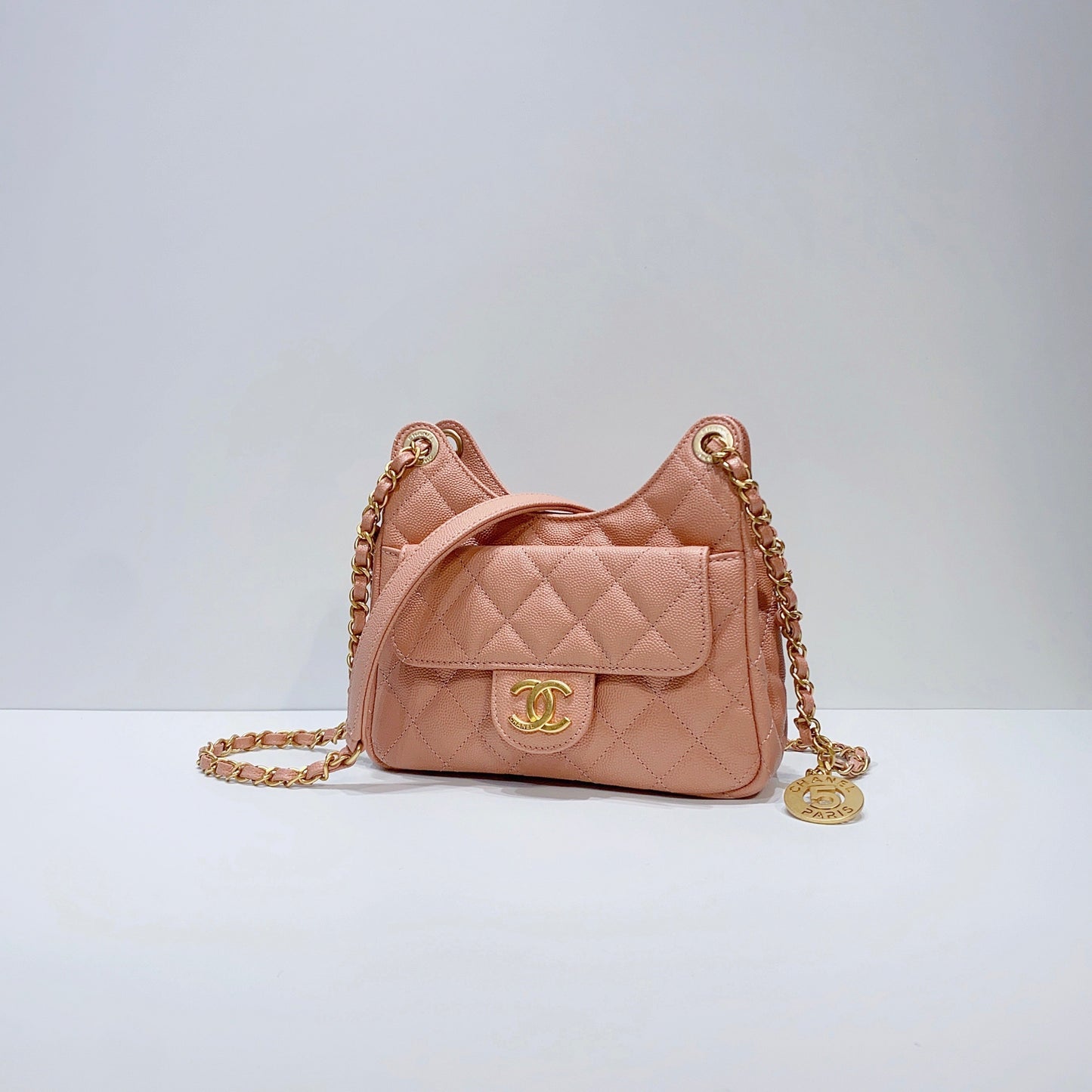 No.3811-Chanel Small Caviar Wavy CC Hobo Bag (Brand New / 全新貨品)