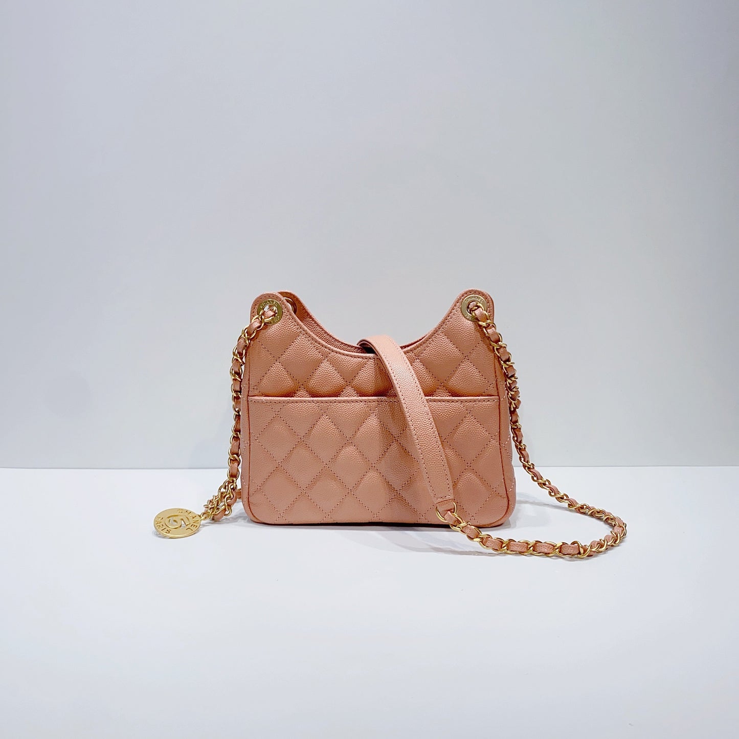 No.3811-Chanel Small Caviar Wavy CC Hobo Bag (Brand New / 全新貨品)