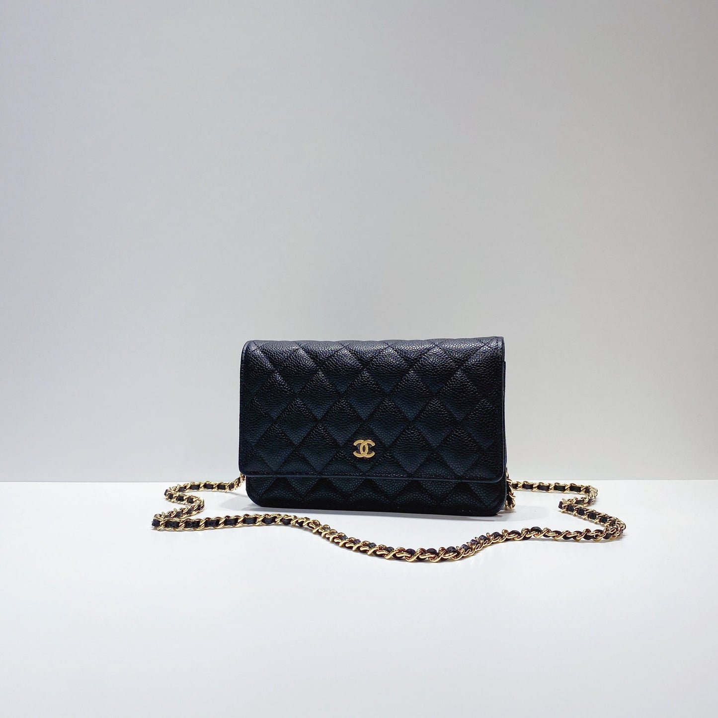 No.3692-Chanel Caviar Timeless Classic Wallet On Chain (Brand New/全新)