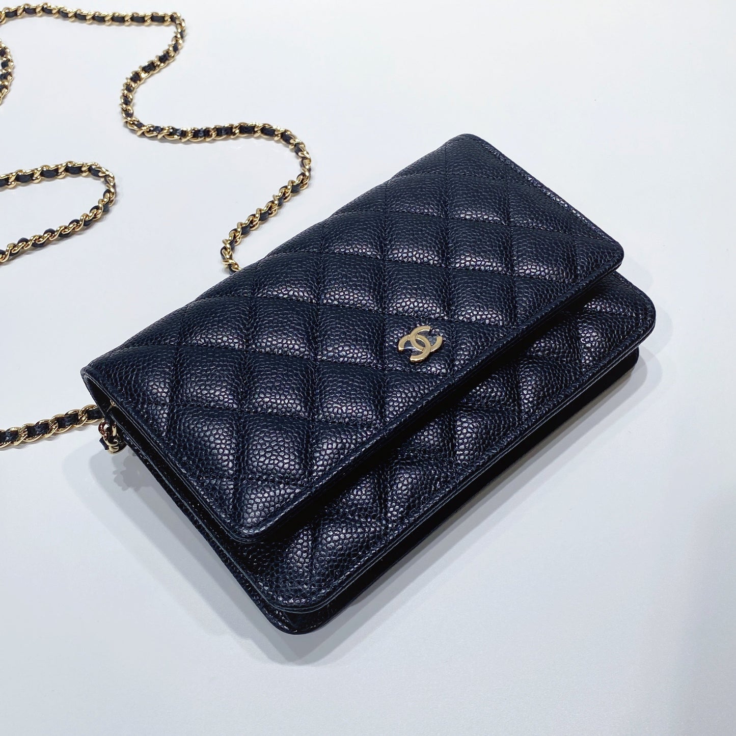 No.3692-Chanel Caviar Timeless Classic Wallet On Chain (Brand New/全新)