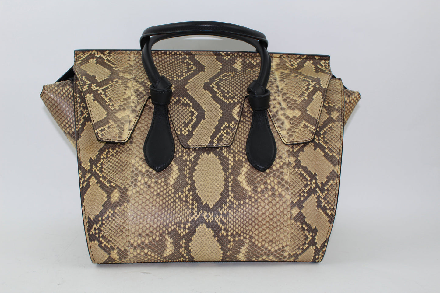 CELINE TIE KNOT TOTE PYTHON SMALL