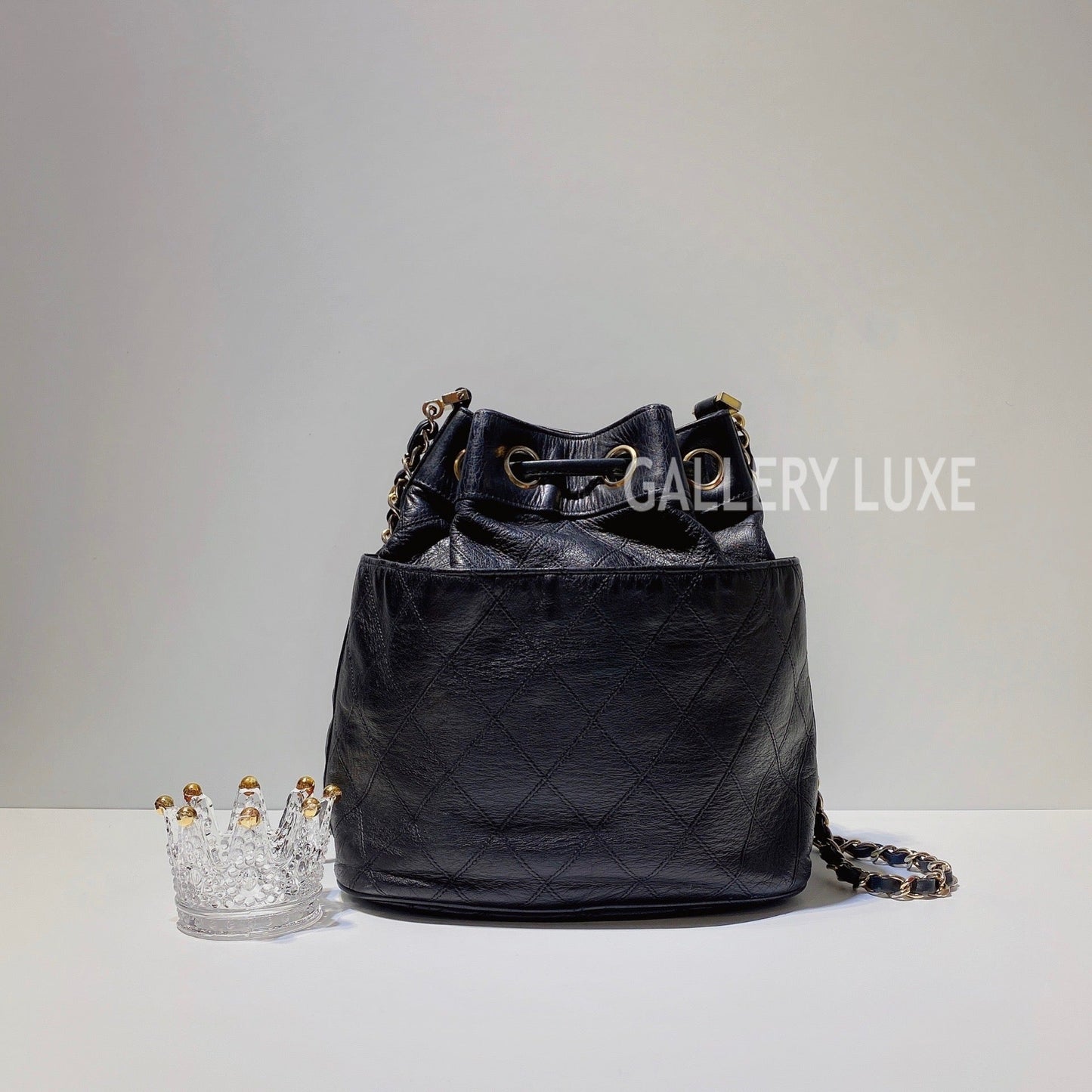 No.3230-Chanel Vintage Calfskin Bucket Bag