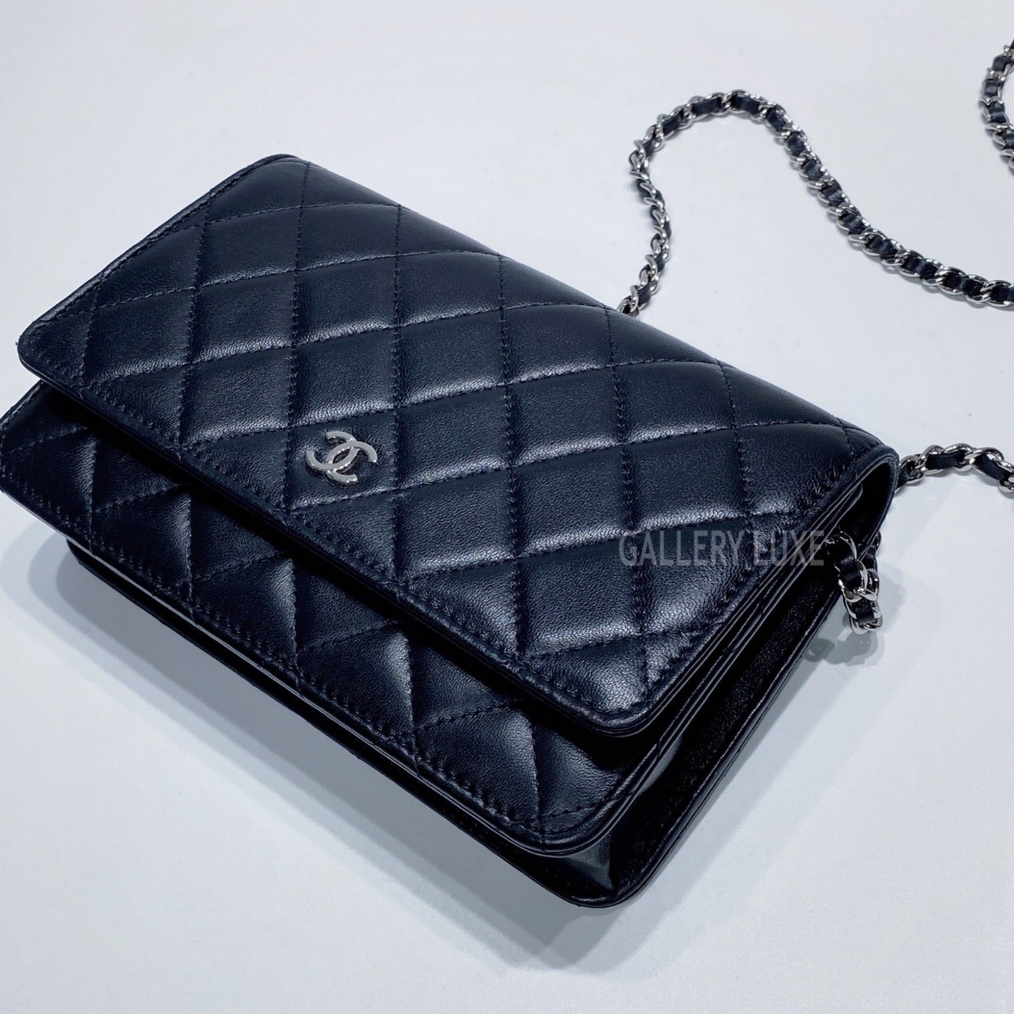 No.3434-Chanel Lambskin Timeless Classic Wallet On Chain