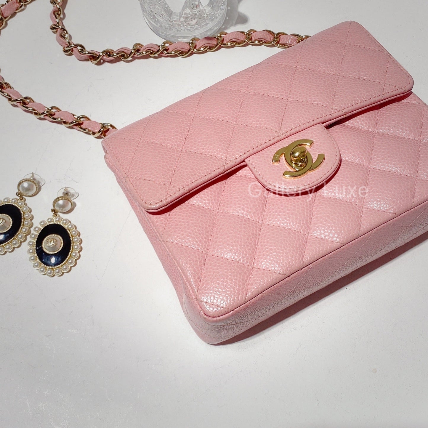 No.2336-Chanel Vintage Caviar Mini 17cm