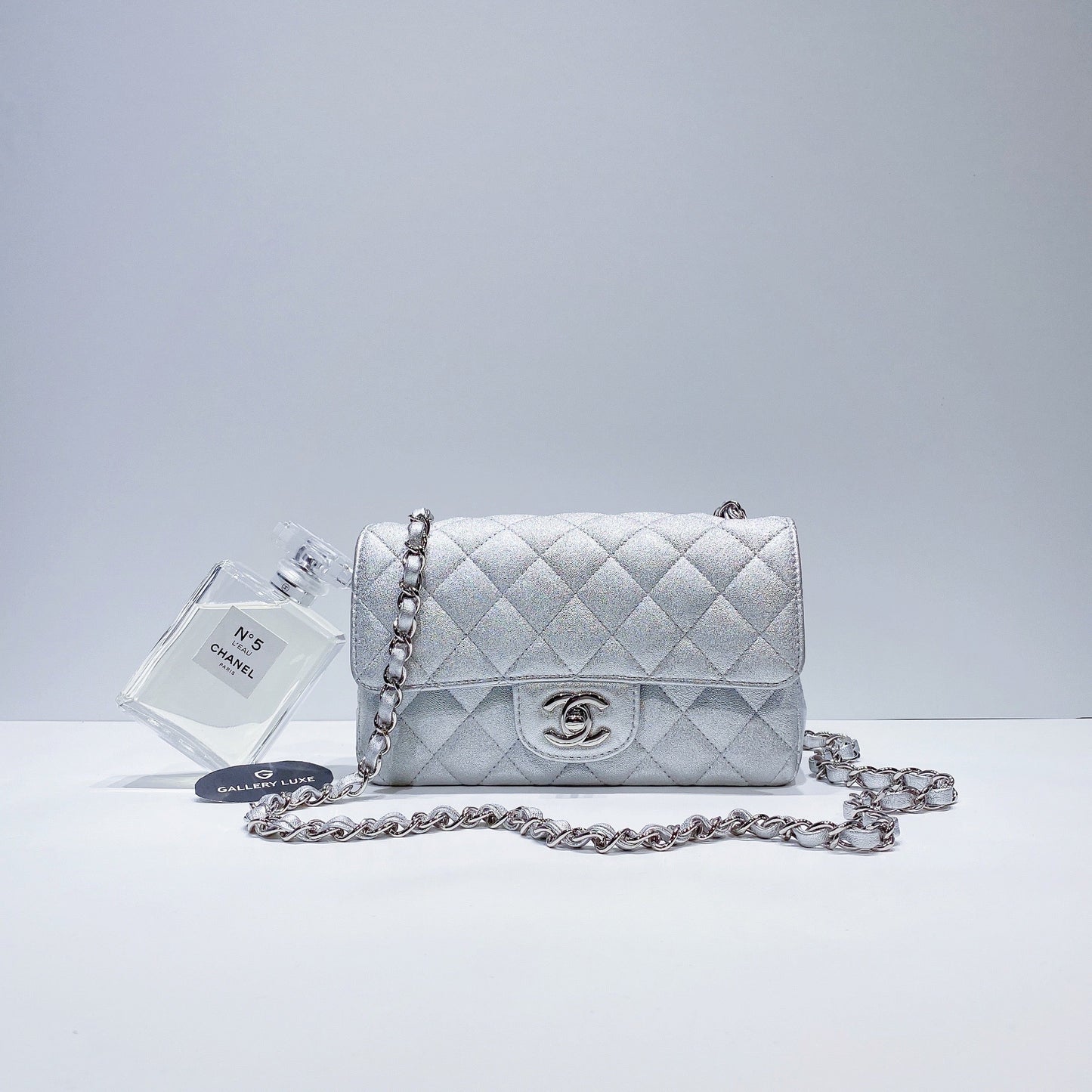 No.3556-Chanel Lambskin Classic Mini Flap Bag 20cm