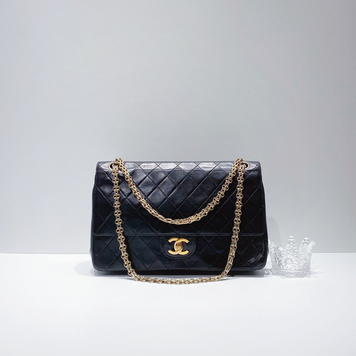 No.2921-Chanel Vintage Lambskin Classic Flap Bag