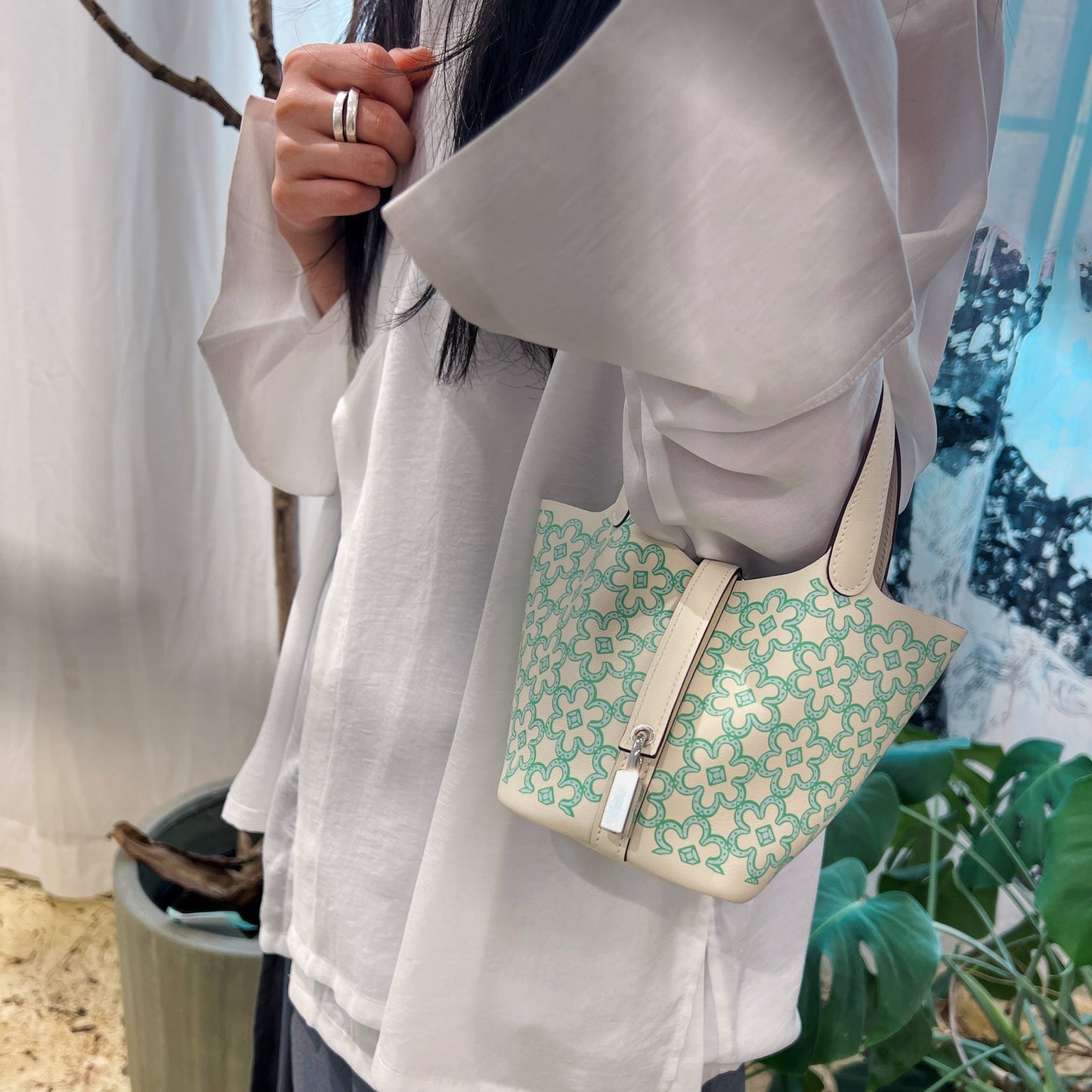 Luxury Hermes Picotin Lock micro Bag