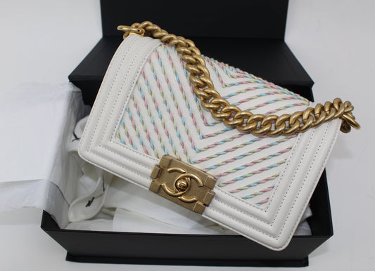 CHANEL SMALL BOY HANDBAG
