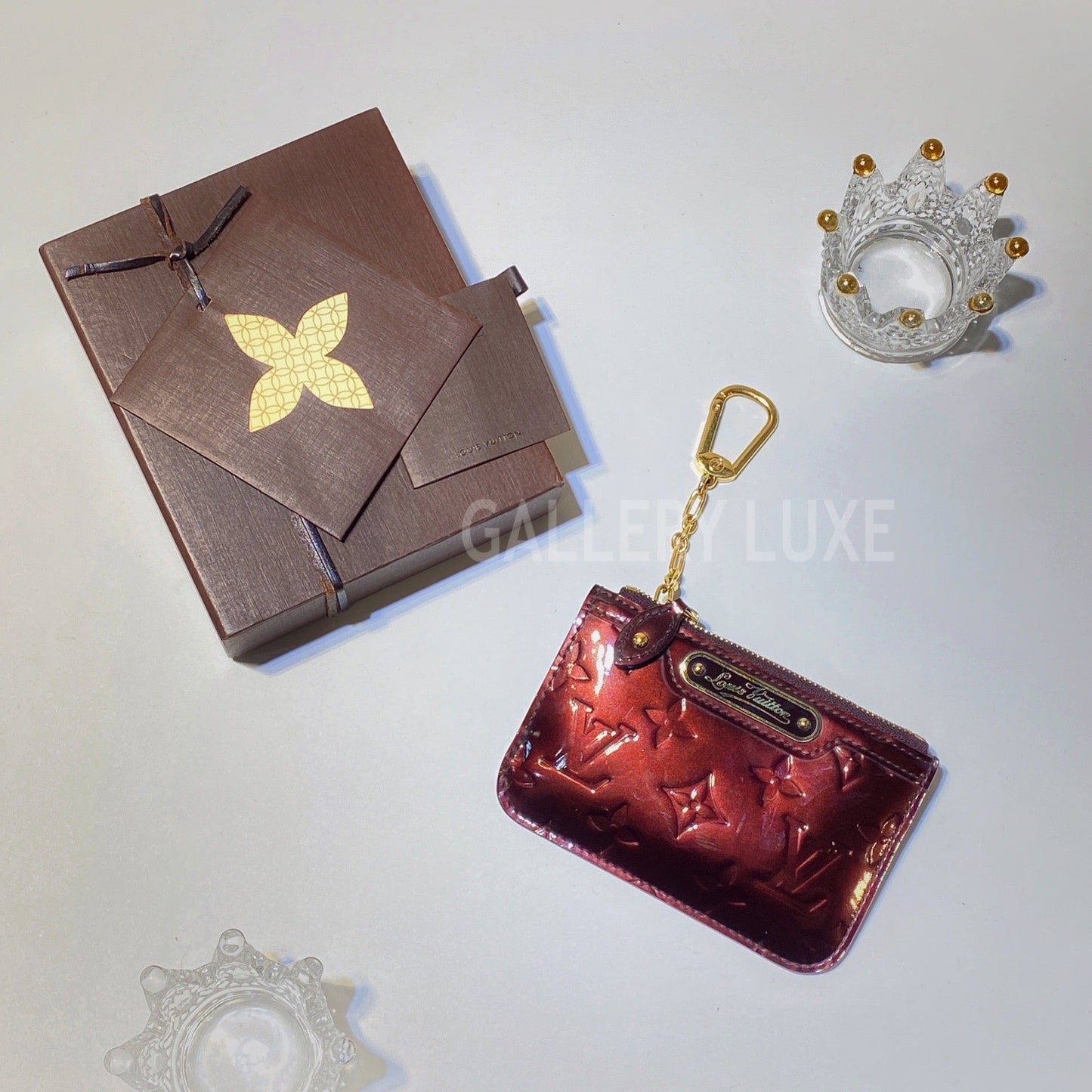 No.2975-Louis Vuitton Patent Key Pouch