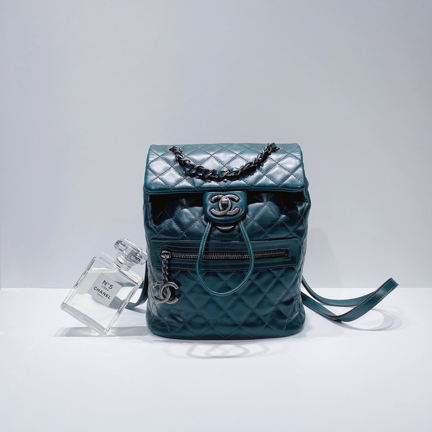 No.3686-Chanel Small Paris Salzburg Backpack