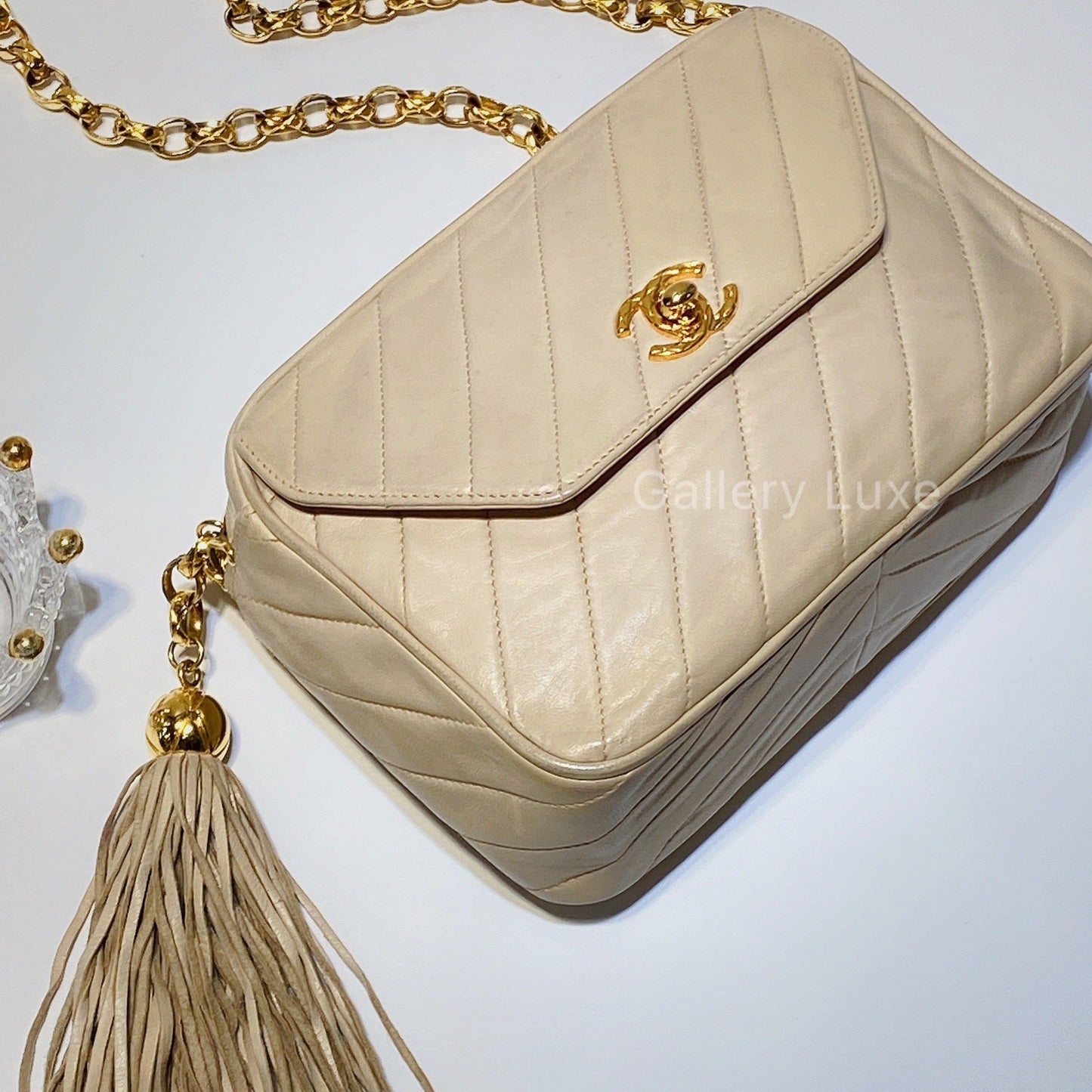 No.2653-Chanel Vintage Lambskin Camera Bag