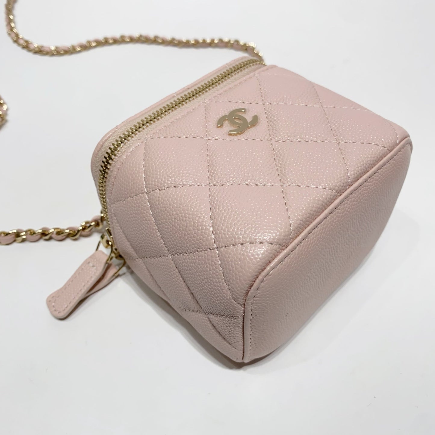 Chanel Caviar Mini Vanity With Classic Chain (Unused / 未使用品)