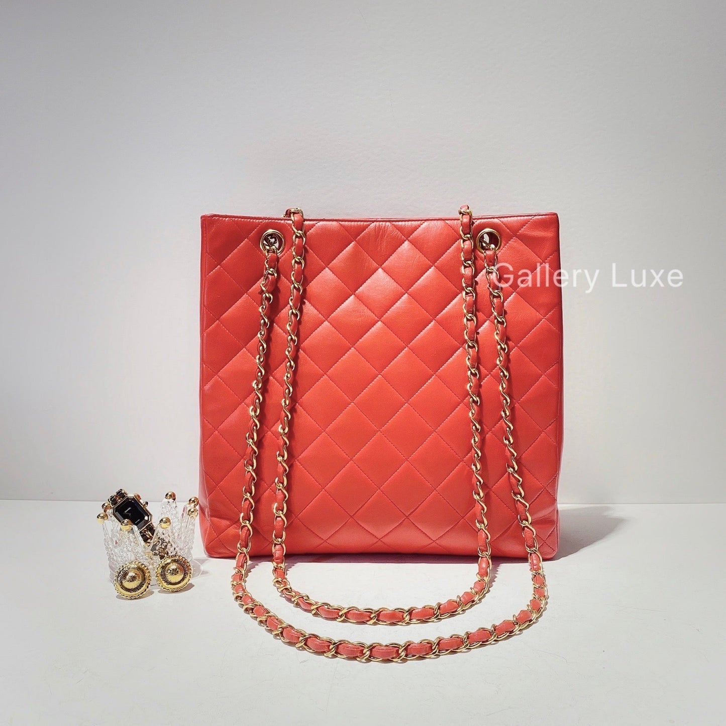 No.2419-Chanel Vintage Lambskin Tote Bag