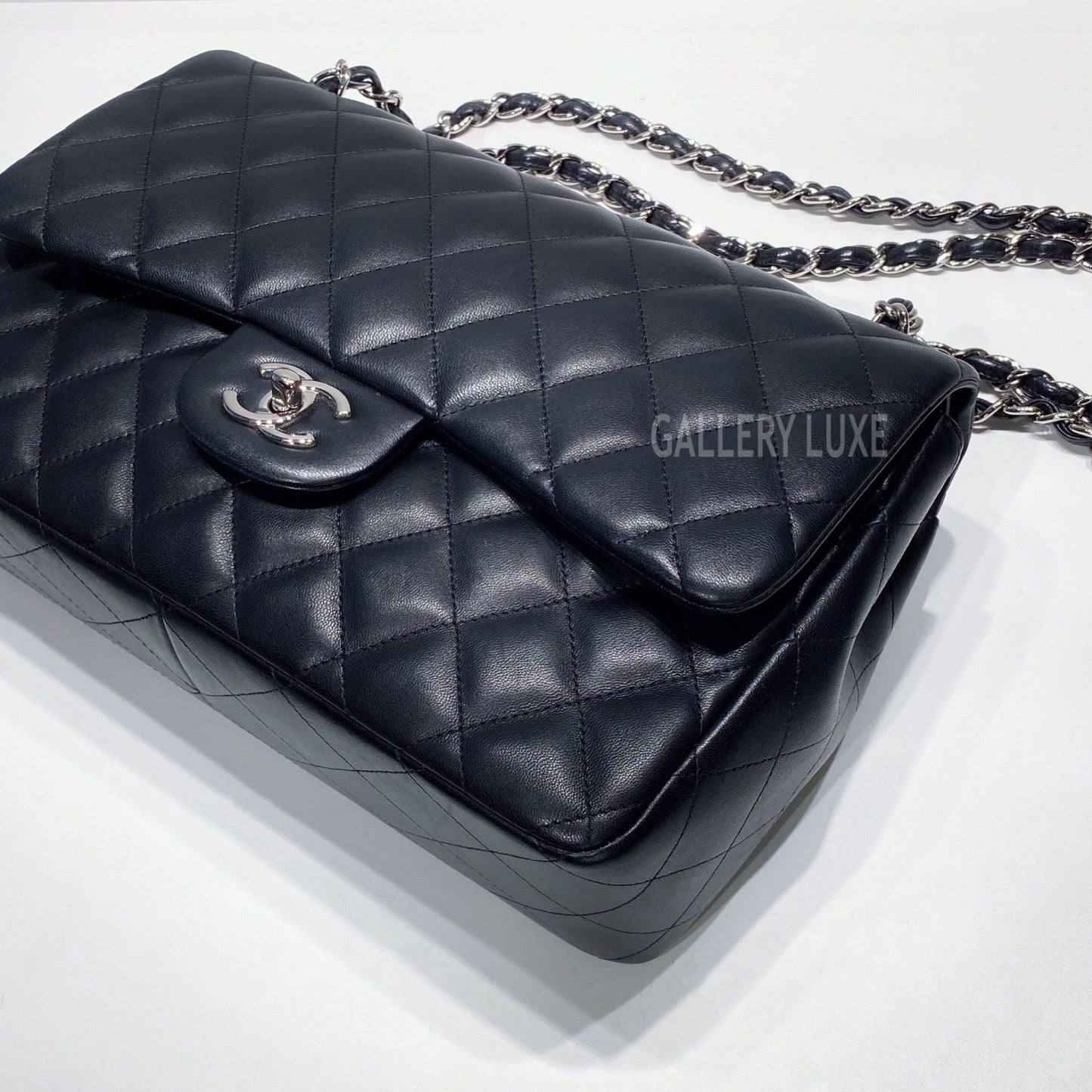 No.001314-2-Chanel Lambskin Classic Jumbo Flap Bag