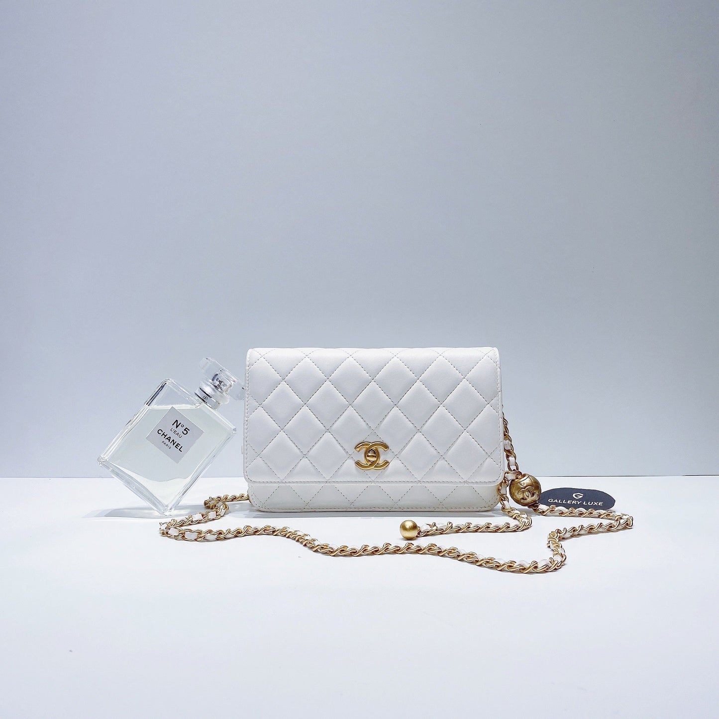 No.3702-Chanel Pearl Crush Wallet On Chain