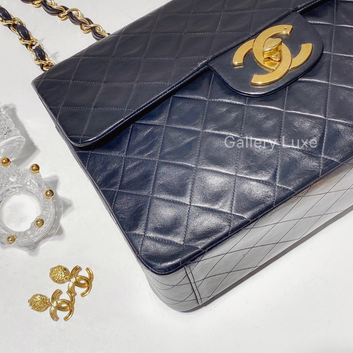 No.2179-Chanel Vintage Maxi Jumbo Flap Bag