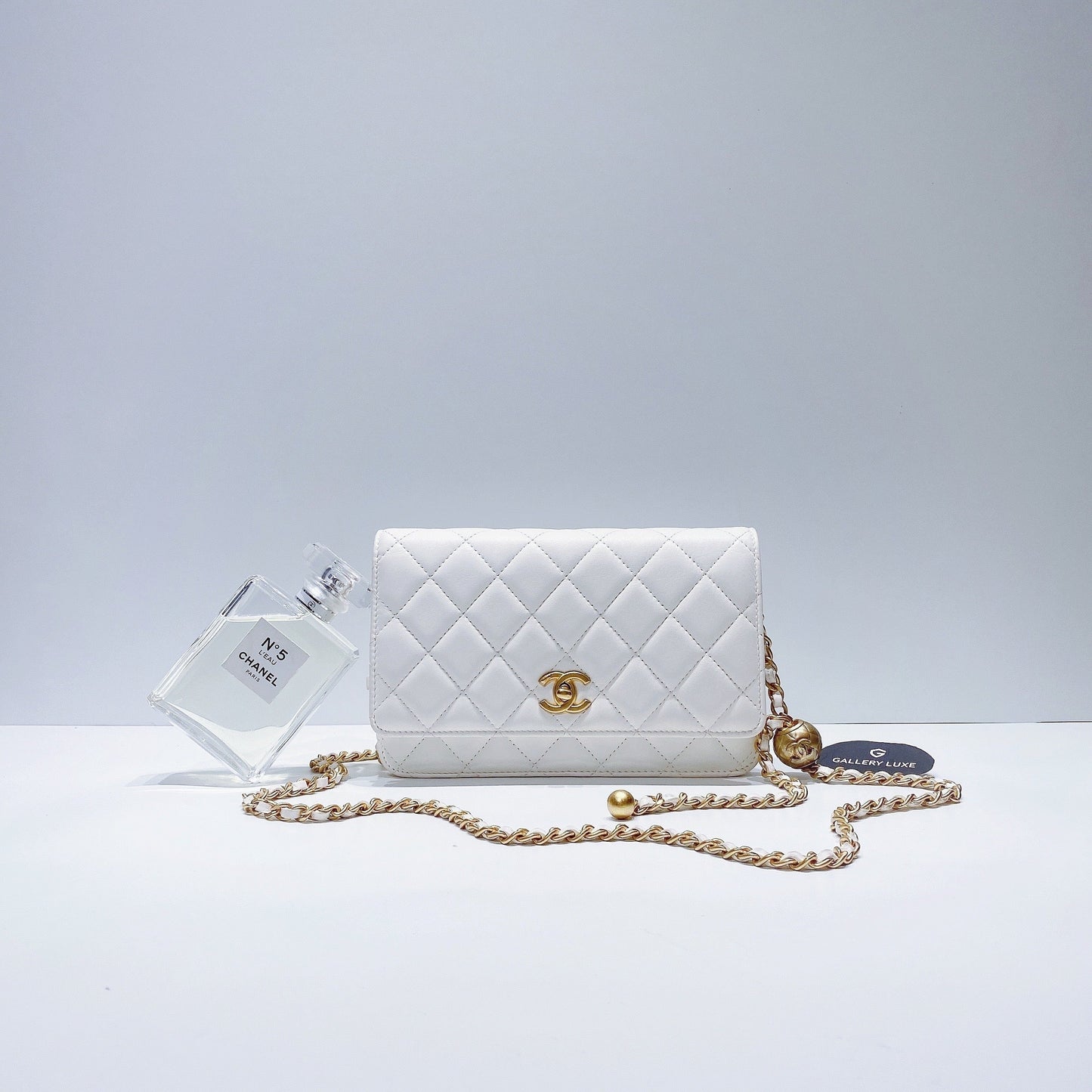 No.3559-Chanel Pearl Crush Wallet On Chain