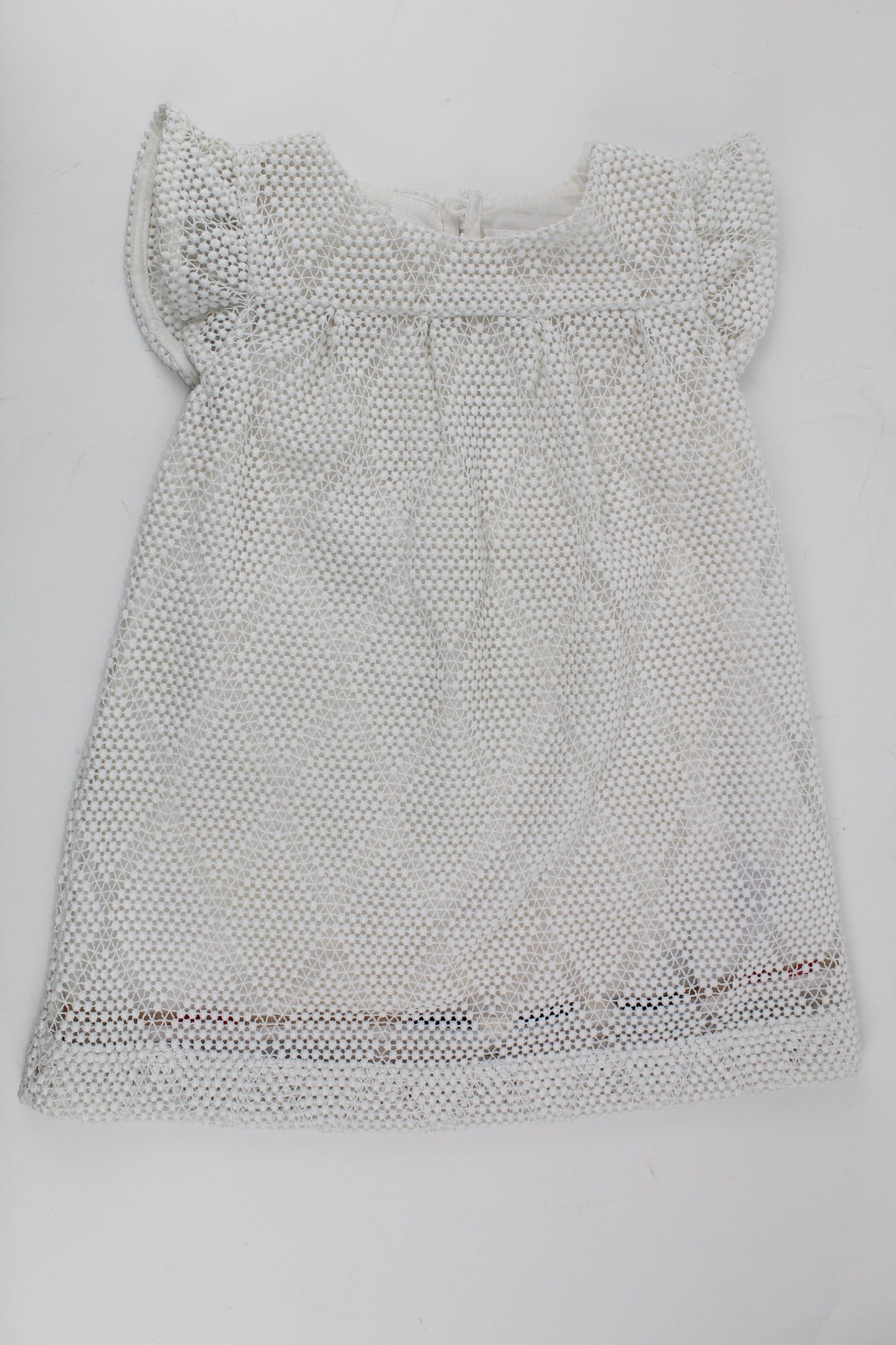 BURBERRY SABBY EYELET SHIFT DRESS