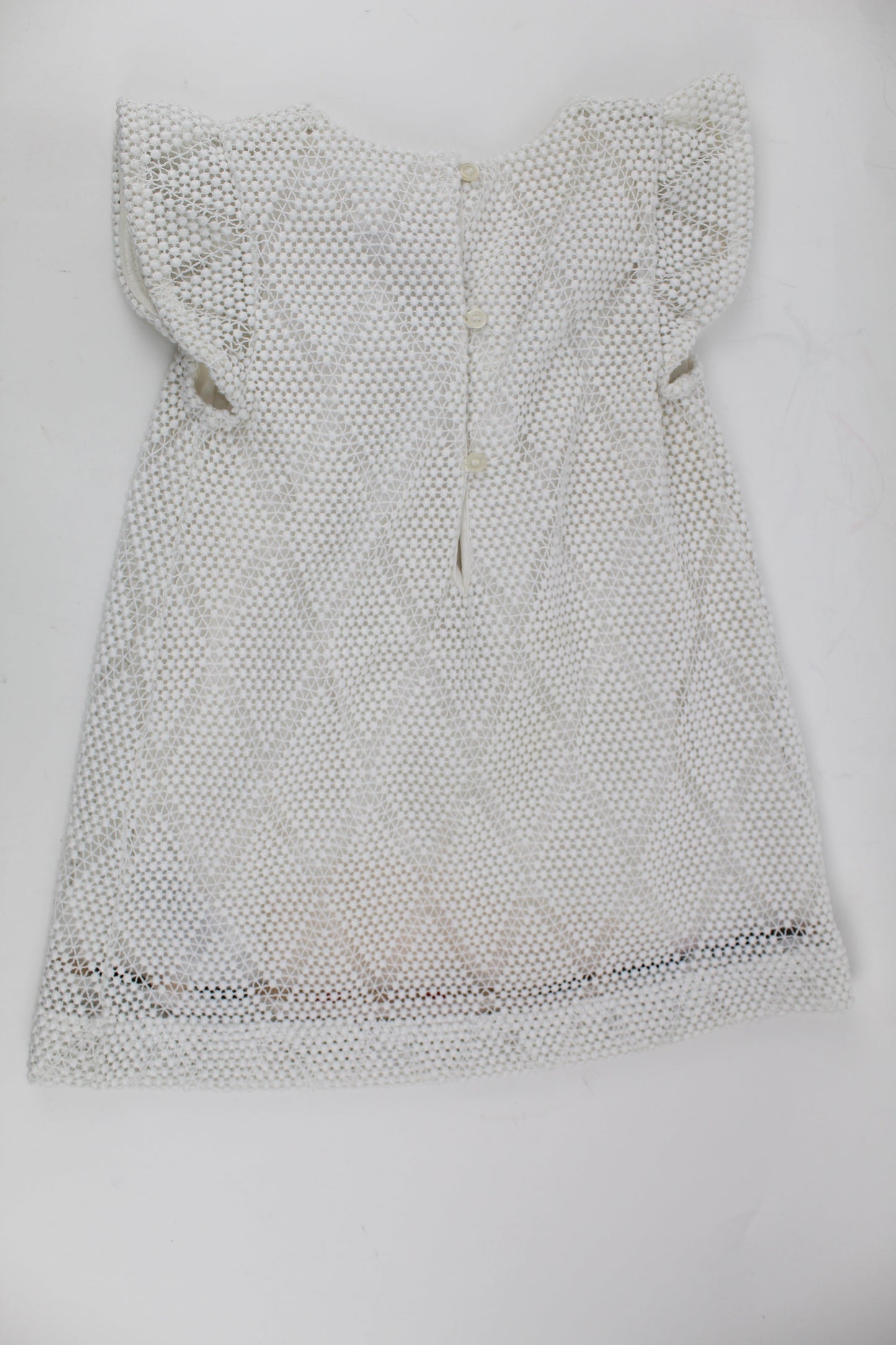BURBERRY SABBY EYELET SHIFT DRESS
