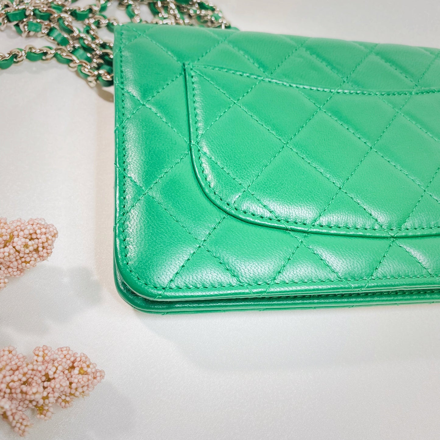 No.2228-Chanel Lambskin Wallet On Chain