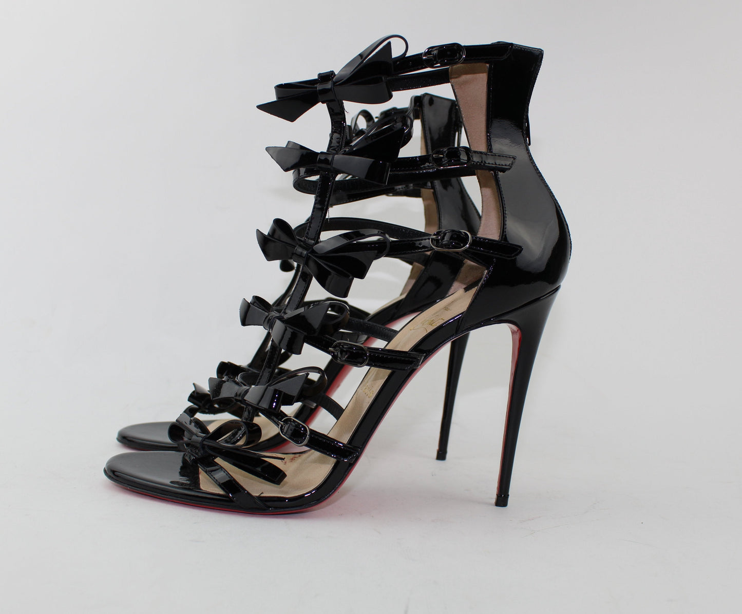 CHRISTIAN LOUBOUTIN GIRLYSTRAPPI BOW 100MM