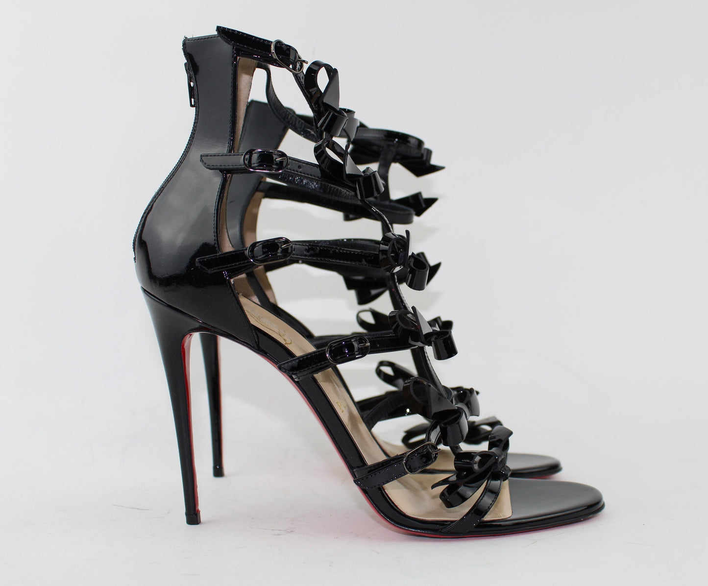 CHRISTIAN LOUBOUTIN GIRLYSTRAPPI BOW 100MM