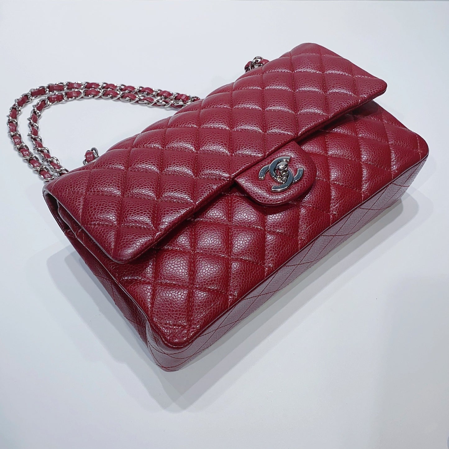 No.3693-Chanel Caviar Classic Flap Bag 25cm
