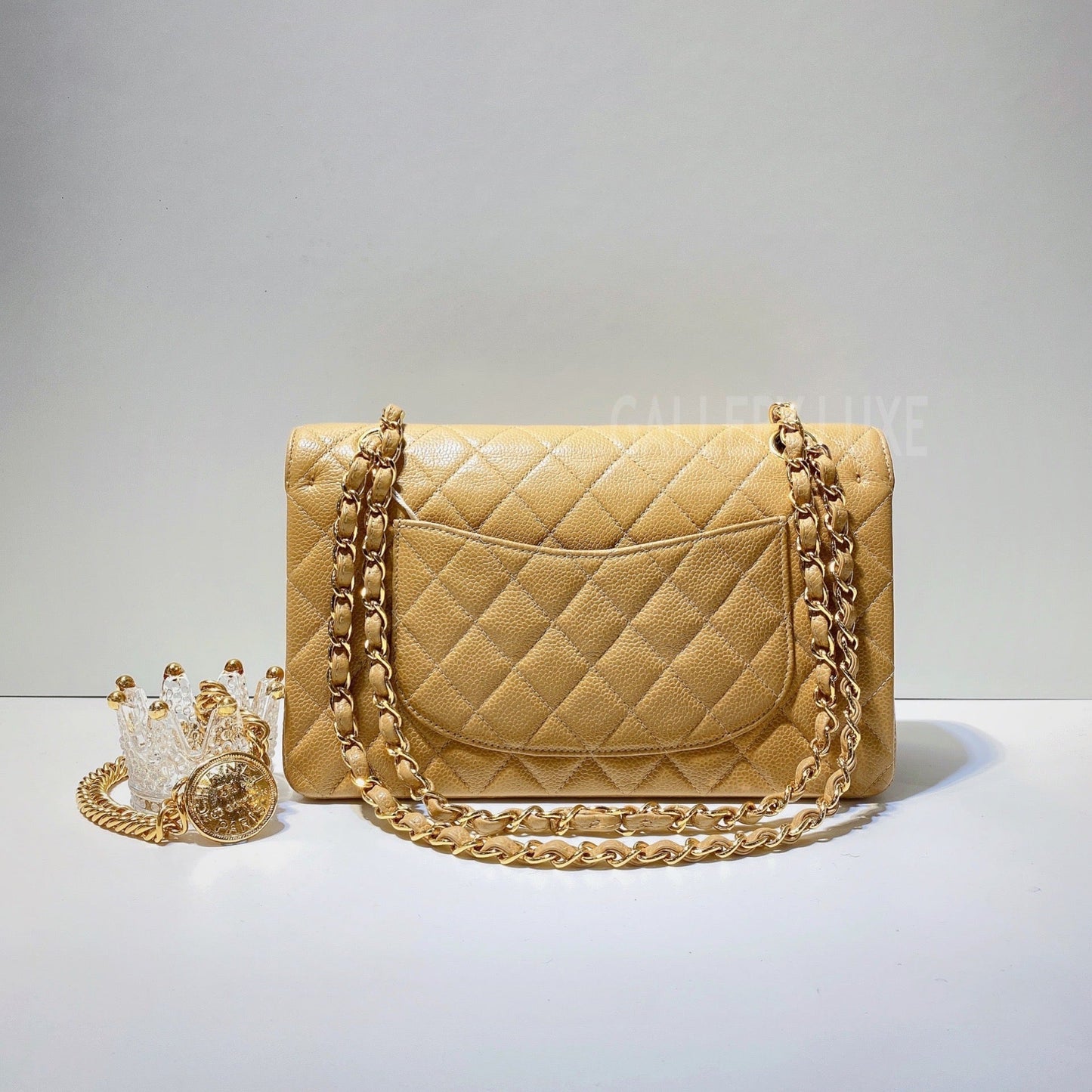 No.3139-Chanel Vintage Caviar Classic Flap Bag 25cm