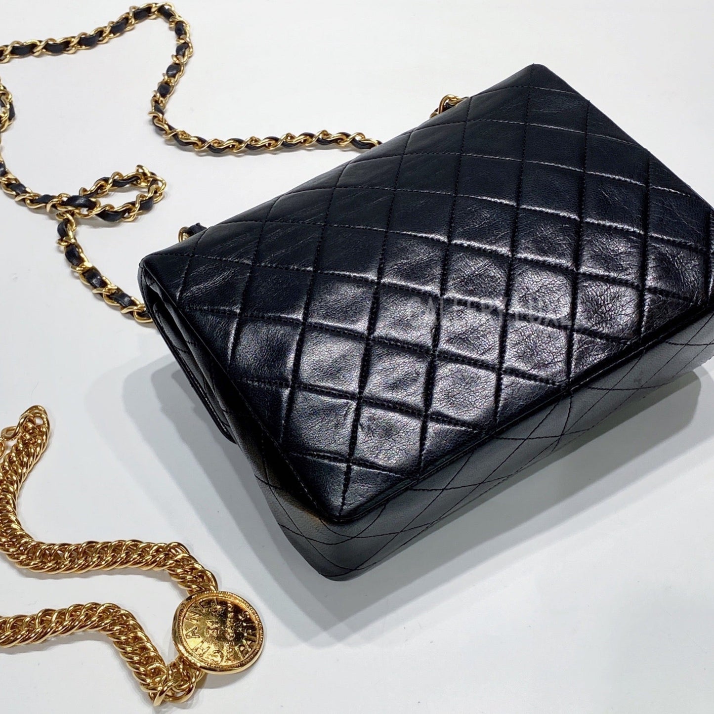 No.3446-Chanel Vintage Lambskin Classic Flap Mini 20cm