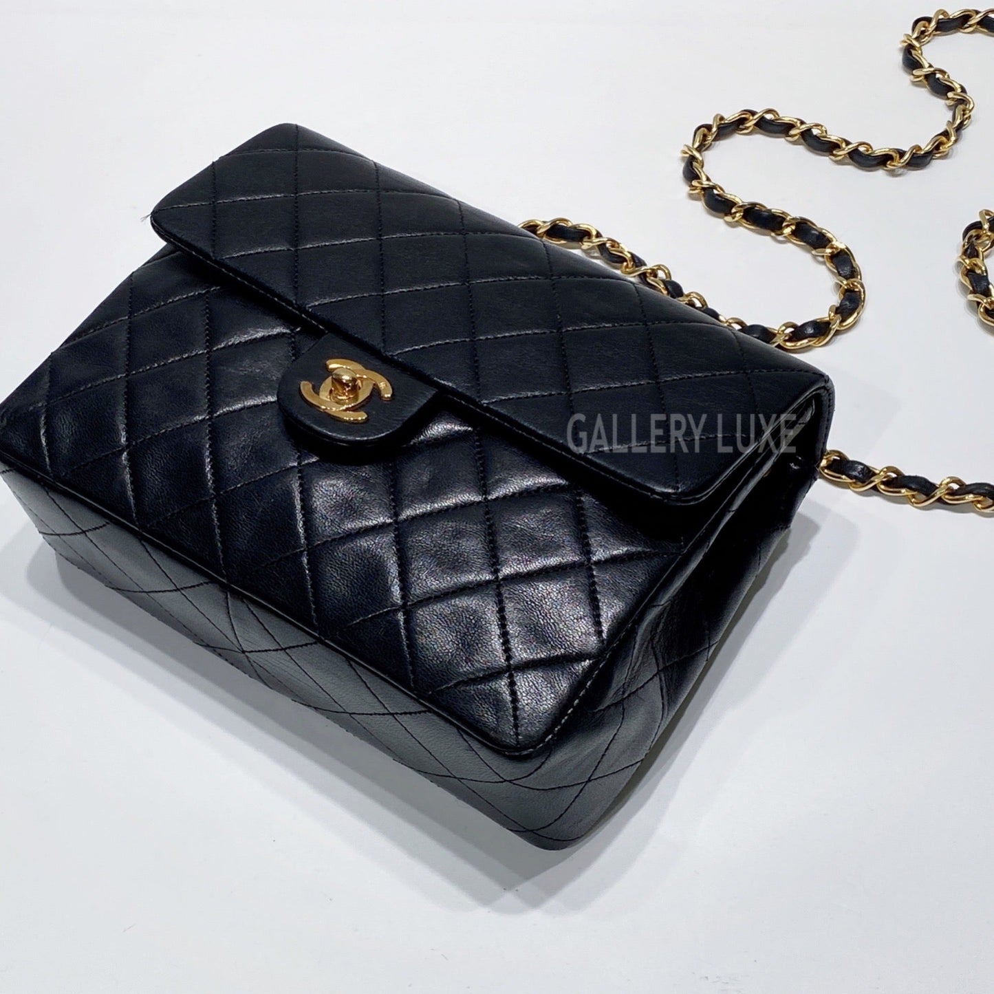 No.3446-Chanel Vintage Lambskin Classic Flap Mini 20cm