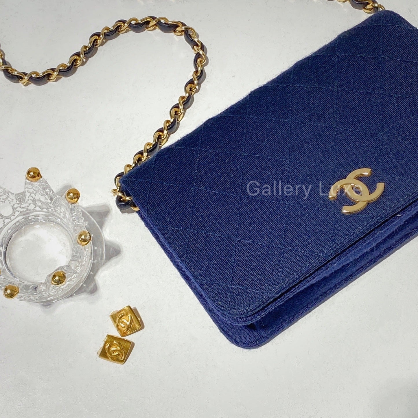 No.2427-Chanel Vintage Cotton Mini Flap Bag